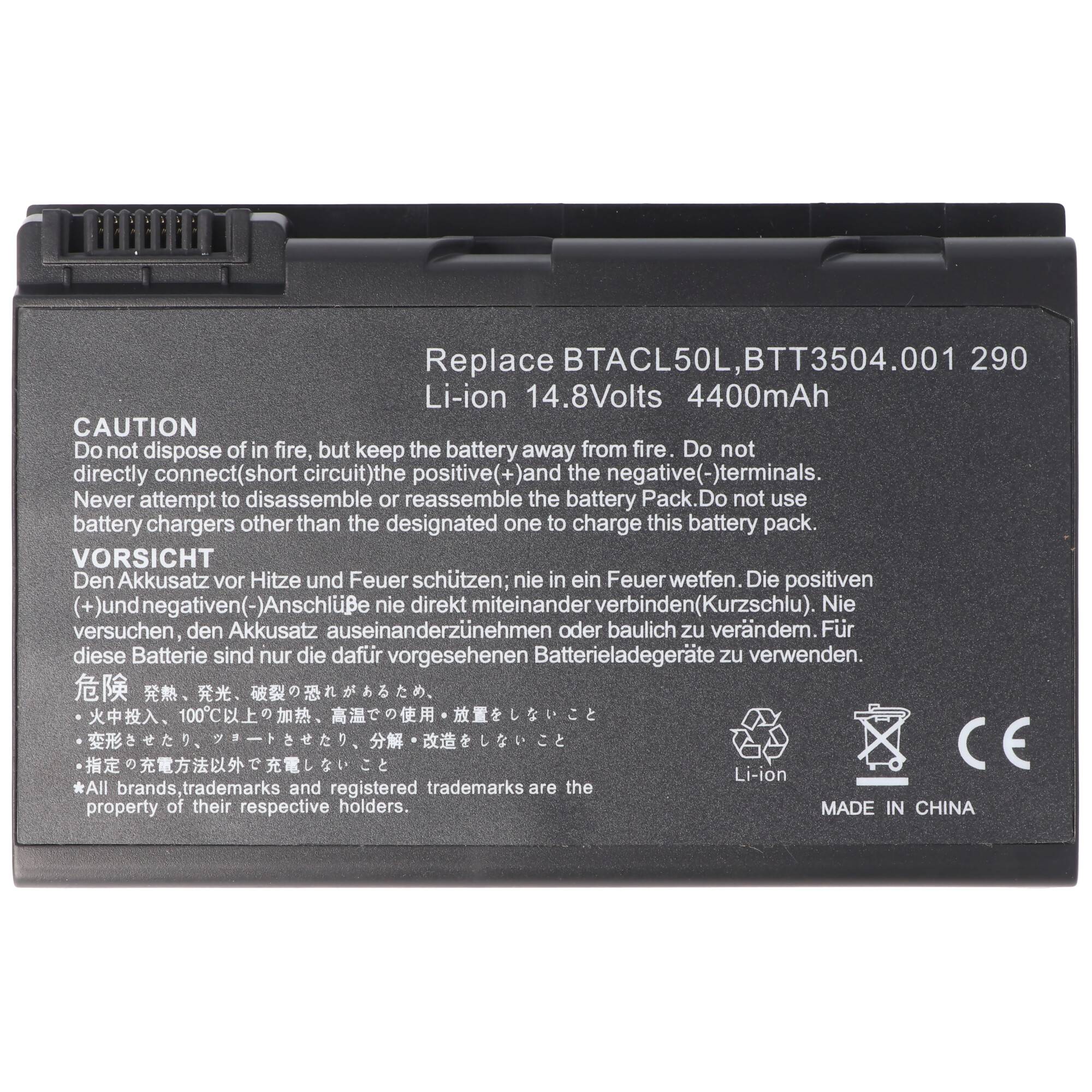 Akku passend für Acer Travelmate 661LCI (B) / BT-T2303001