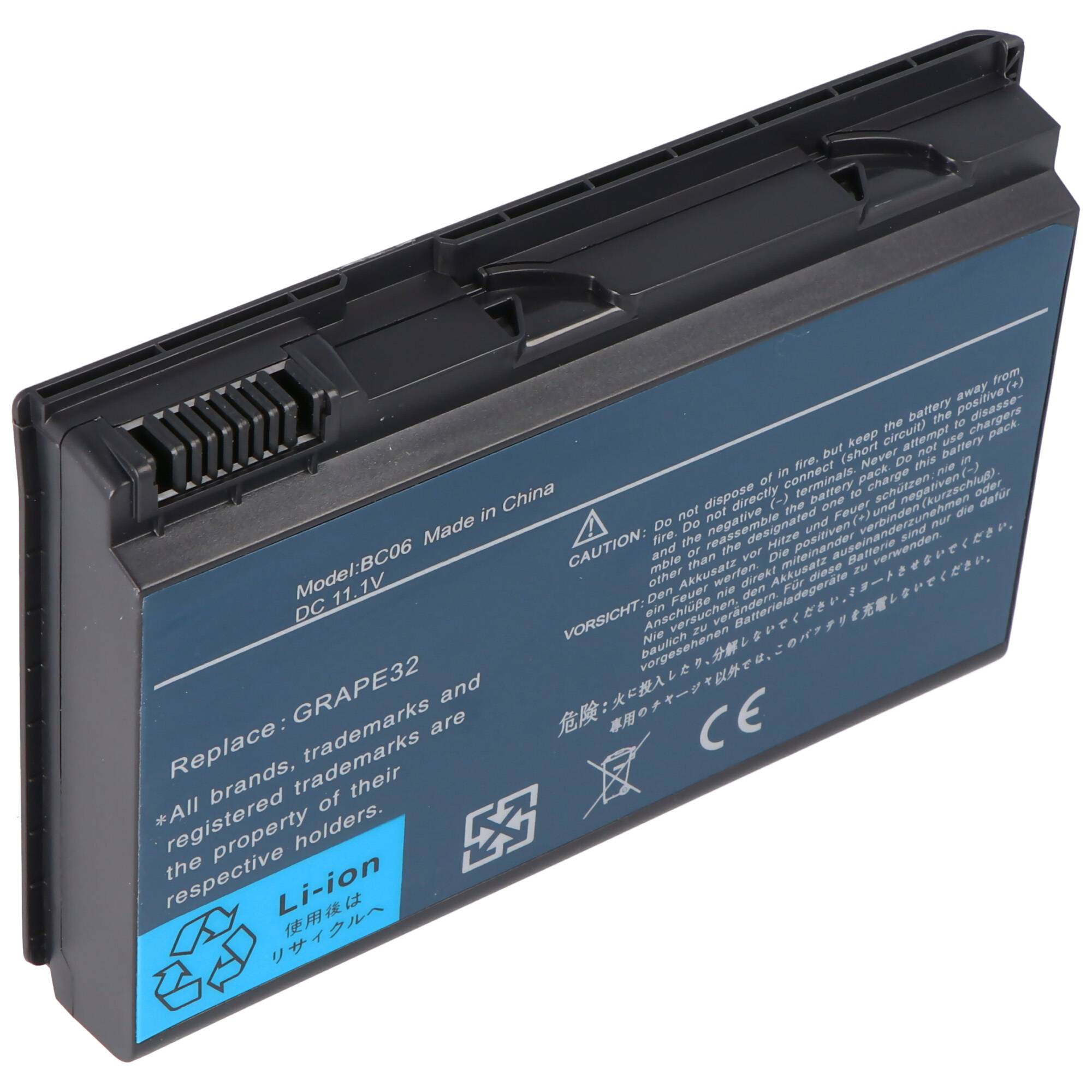 Akku passend für Acer Aspire 5520 14,8 Volt 4400mAh