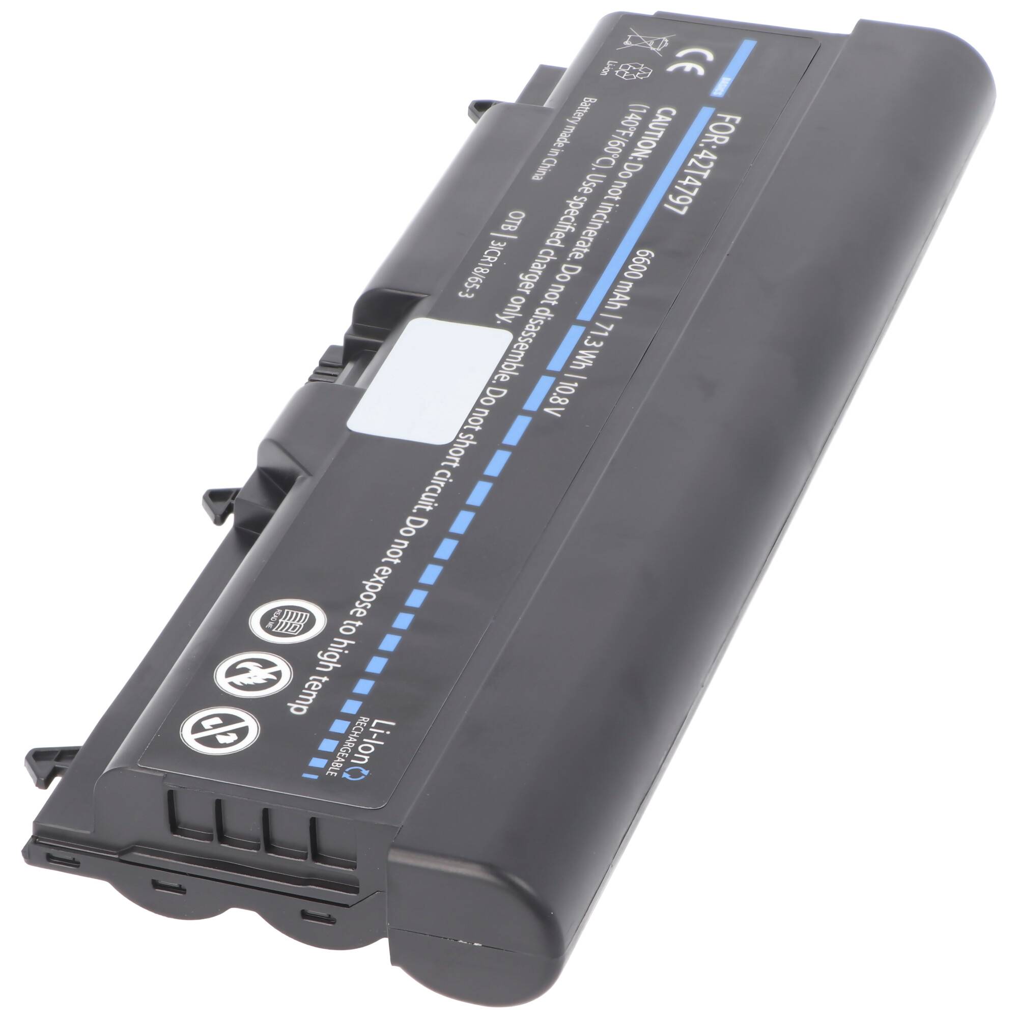 6600mAh Akku passend für den Lenovo ThinkPad L410, L510, T410, T510 11,1 Volt