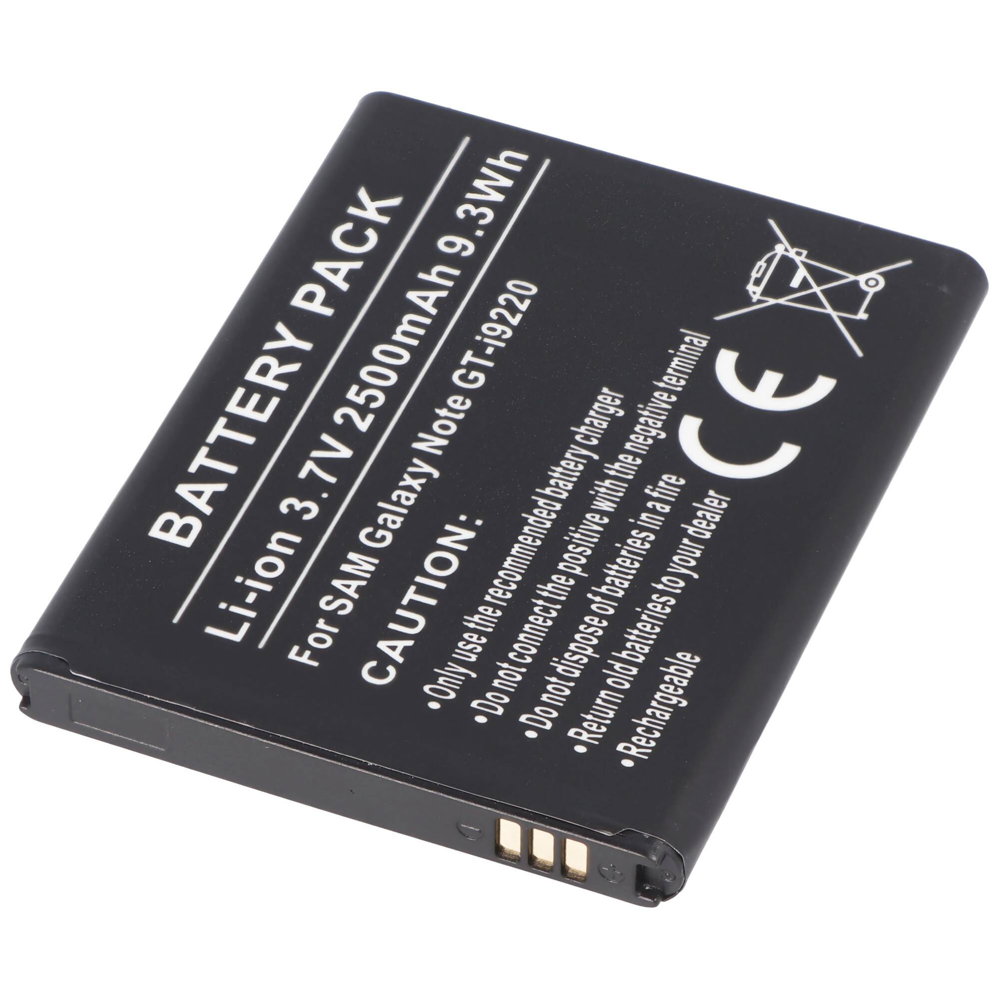 Akku passend für Samsung Galaxy Note, Samsung GT-i9220, Samsung GT-N7000, EB6152