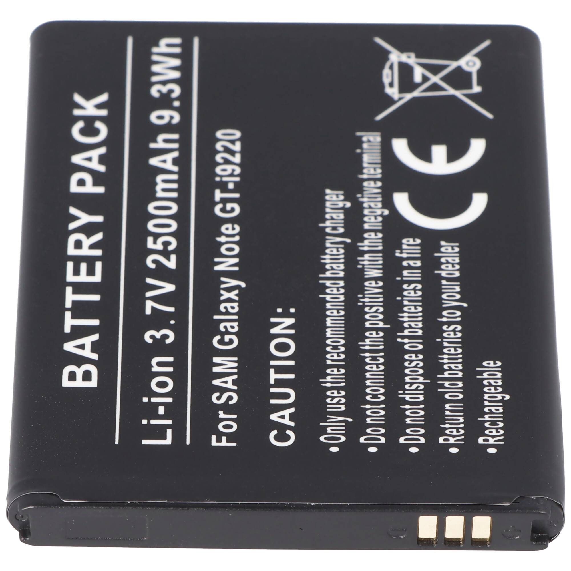 Akku passend für Samsung Galaxy Note, Samsung GT-i9220, Samsung GT-N7000, EB6152