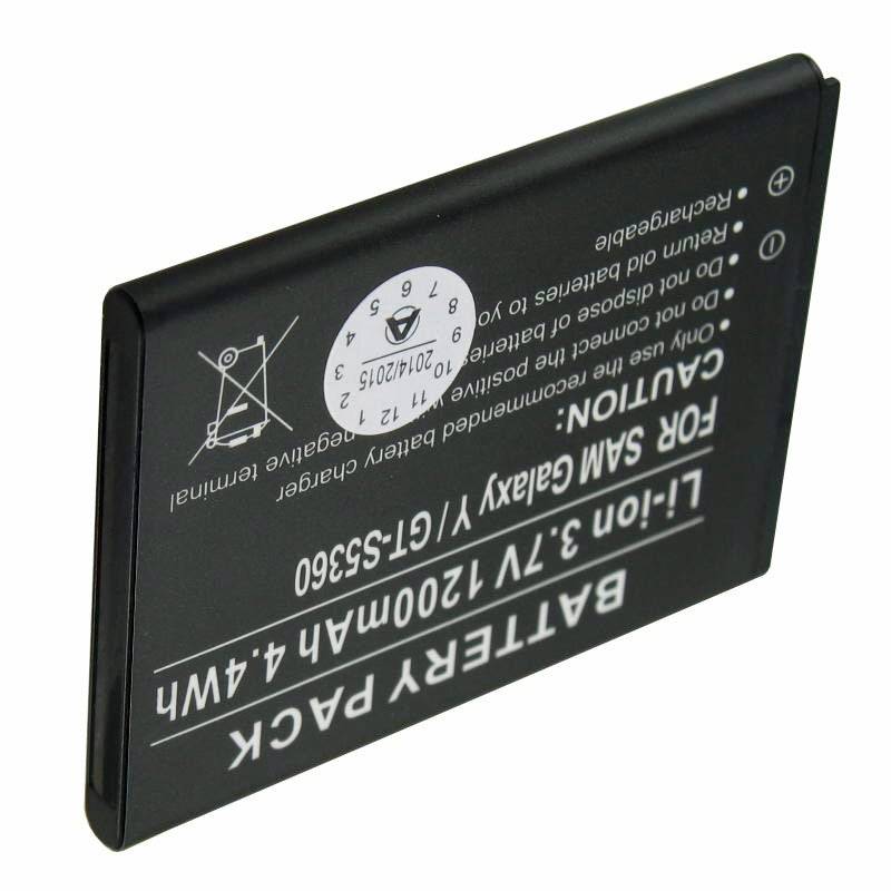 Akku passend für Samsung Galaxy Y Akku, Samsung GT-S5360, EB454357VU