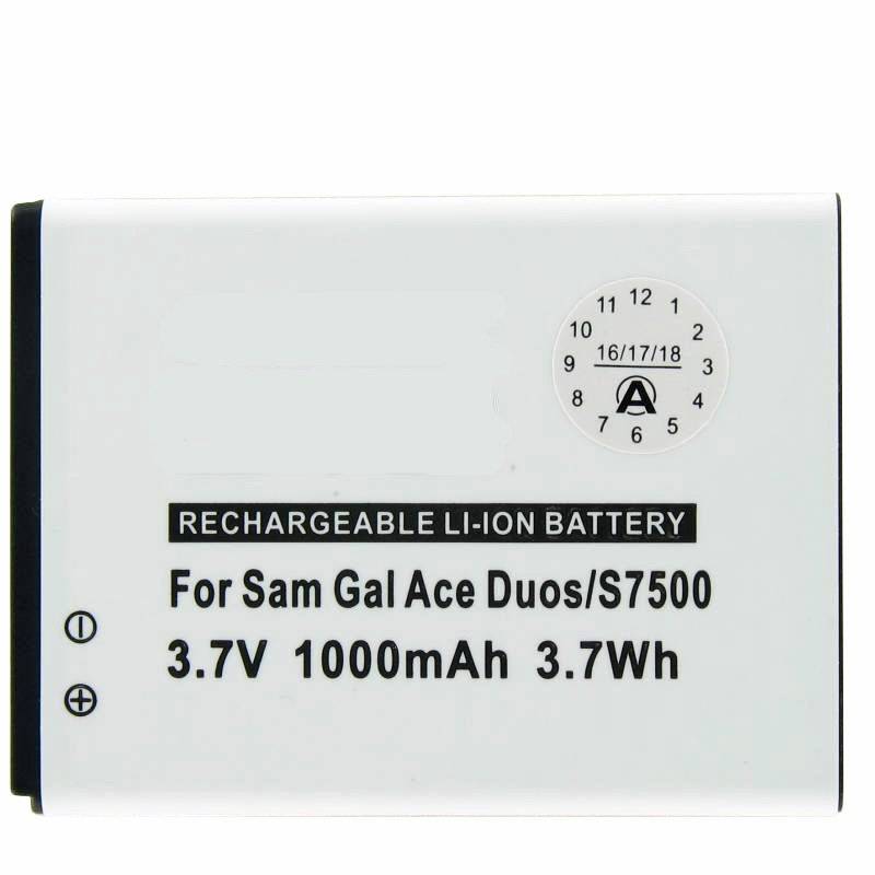 Akku passend für Samsung Galaxy Ace Plus Akku, Samsung Galaxy Mini 2, Samsung GT-S6500, Samsung GT-S7500, 1200mAh