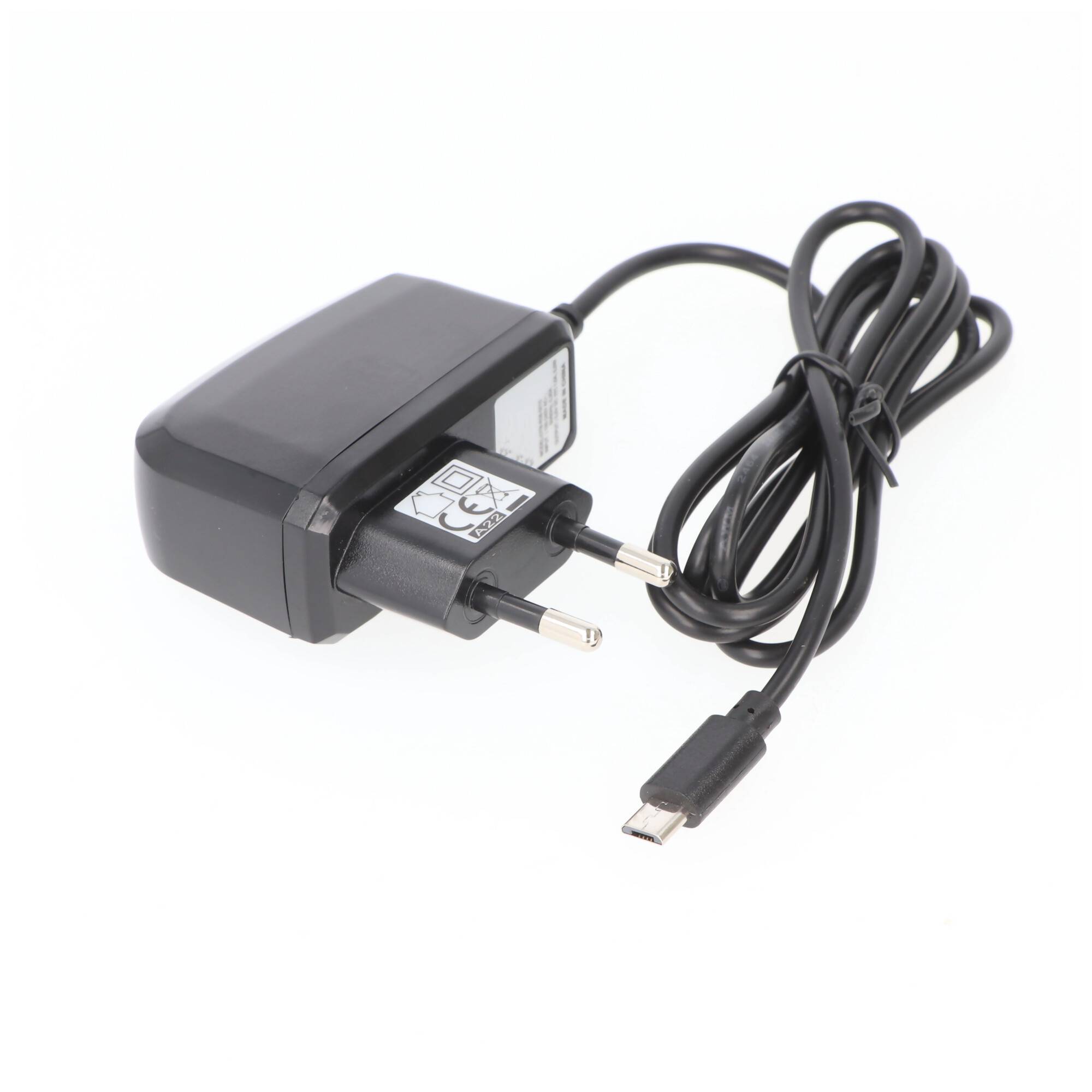 Ladegerät mit micro USB Stecker passend für Samsung Galaxy S2, S3, S4