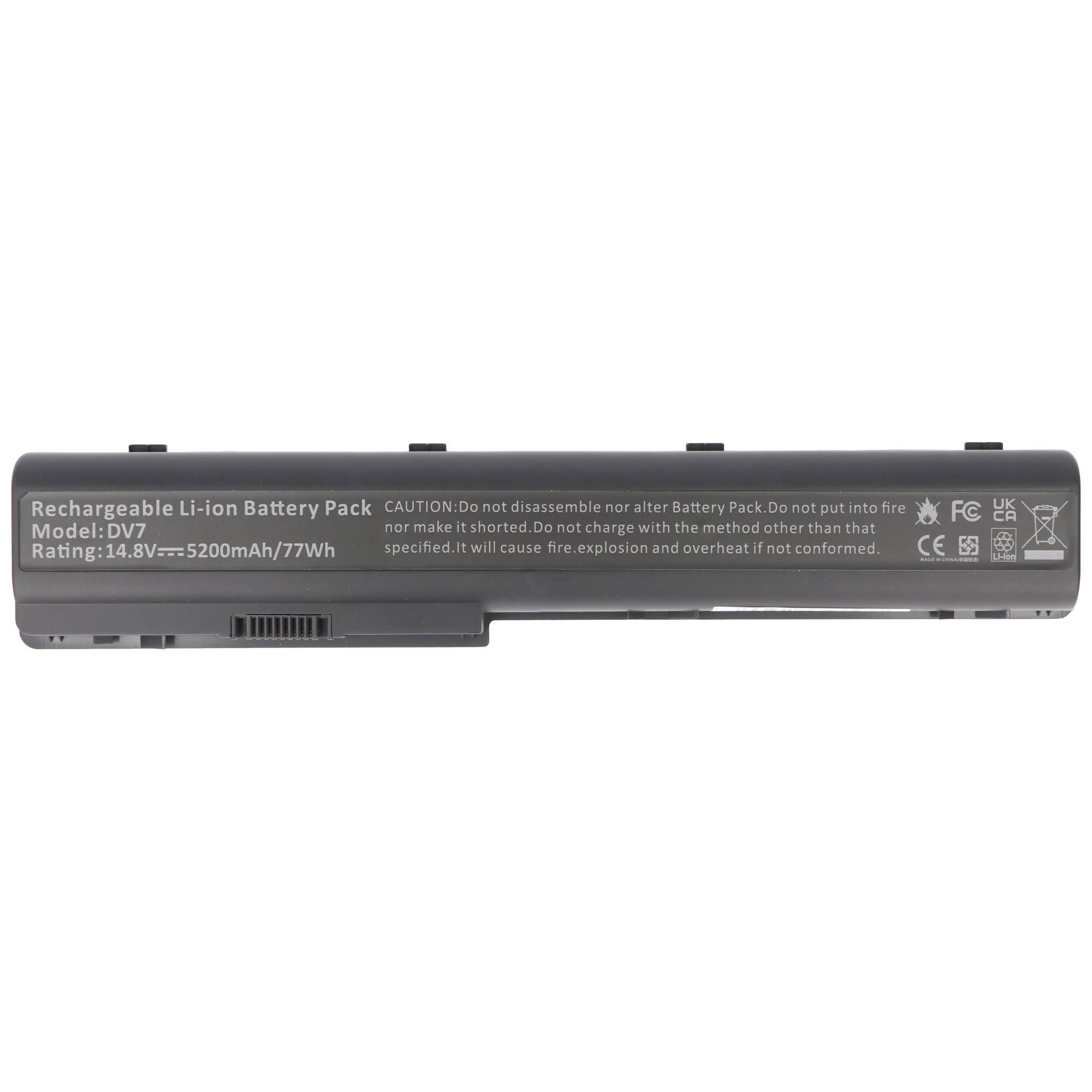 Akku passend für HP 516355-001, HSTNN-DB75, HSTNN-OB75, 14,4V 5200mAh, 75Wh