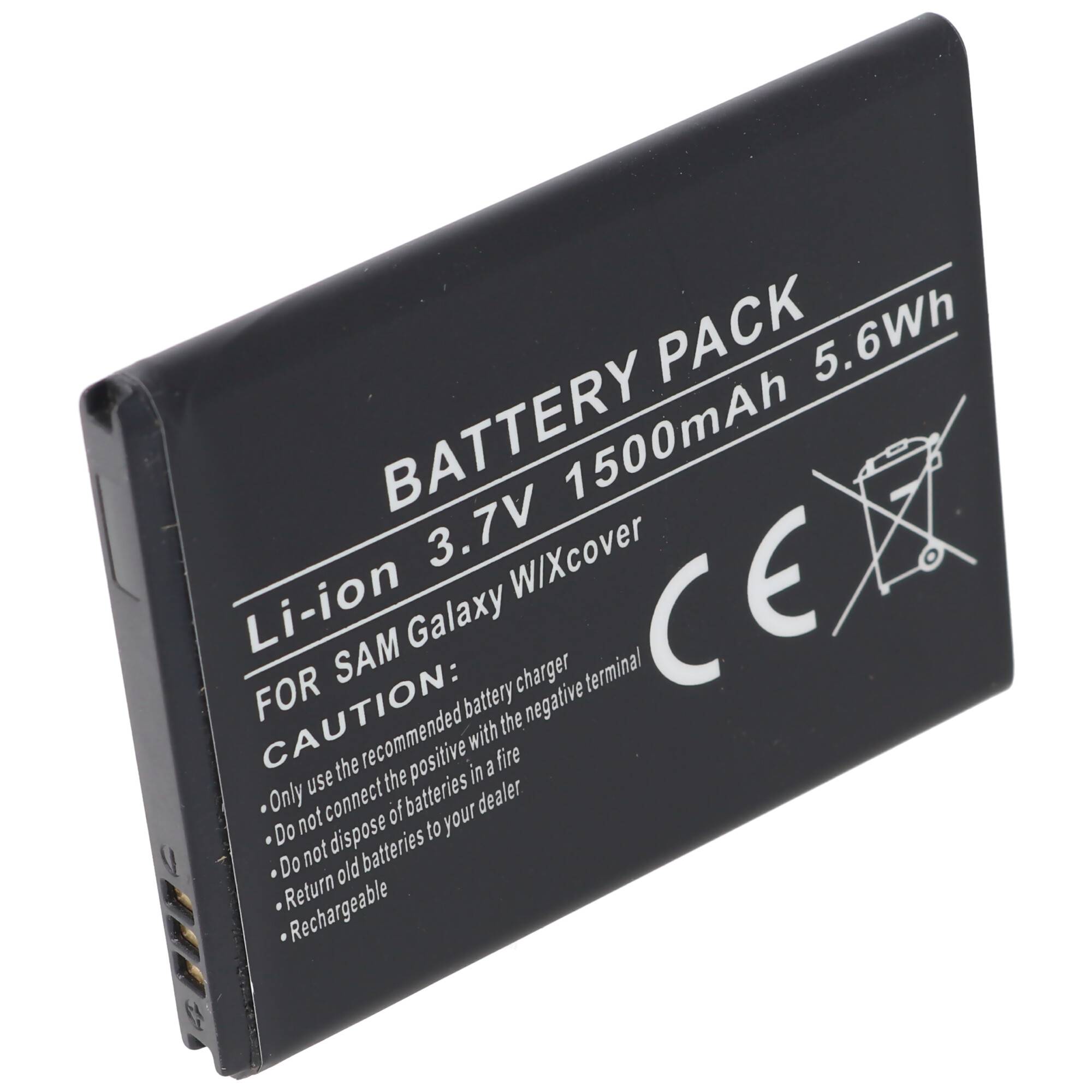 Akku passend für Samsung Galaxy W I8150, Xcover S5690