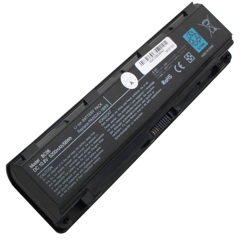 Akku passend für Toshiba Satellite L830 serie, 5200mAh Nachbau Akku PA5023U-1BRS, PA5024U-1BRS, PA5025U-1BRS, PA5026U-1B