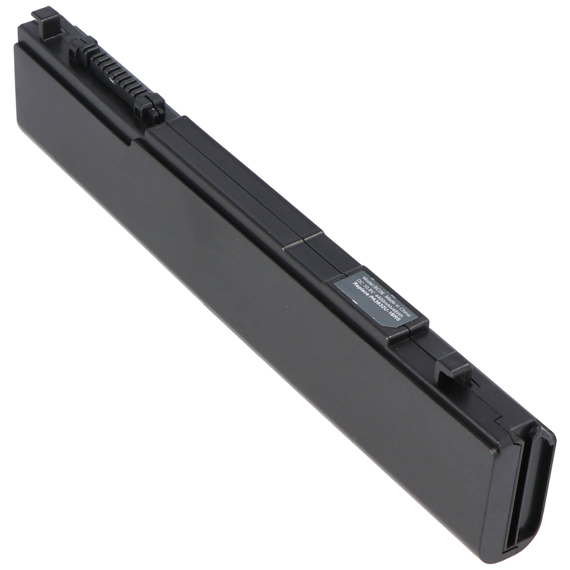Akku passend für Toshiba PA3831U-1BRS Akku 10,8 Volt 4400mAh