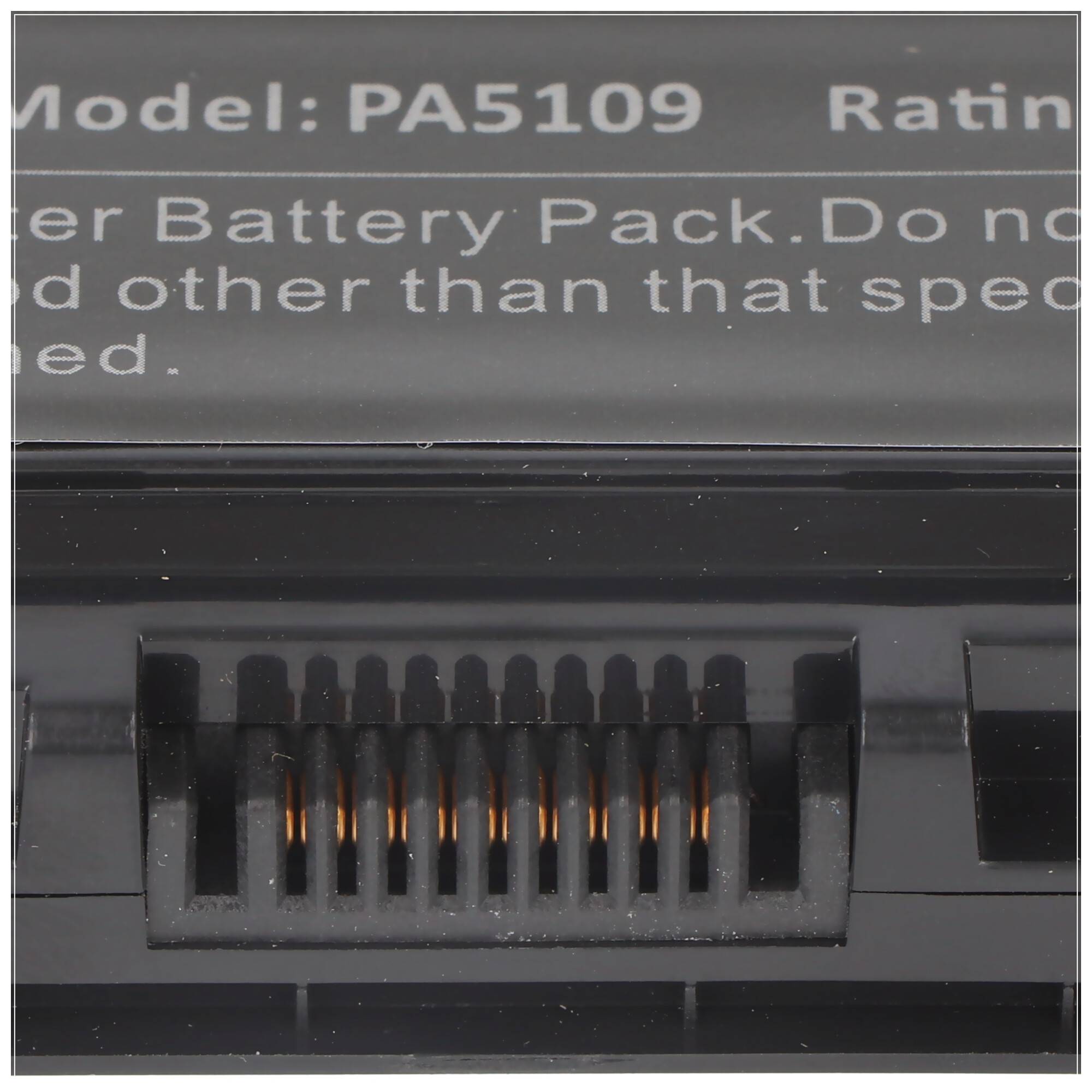 Akku passend für Toshiba PA5108U-1BRS, PA5109U-1BRS mit 10,8 Volt und 4400mAh