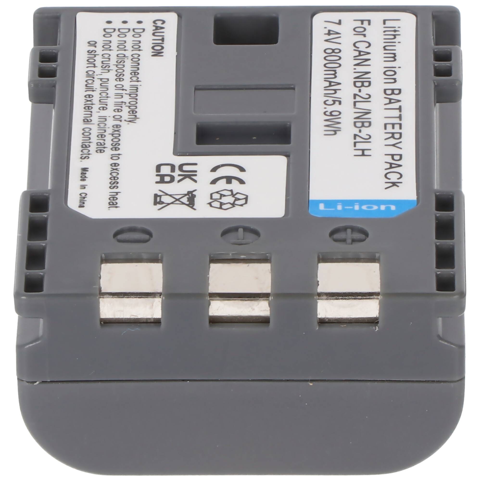 Akku passend für Canon NB-2LH, NB-2L Li-Ion max. 750mAh