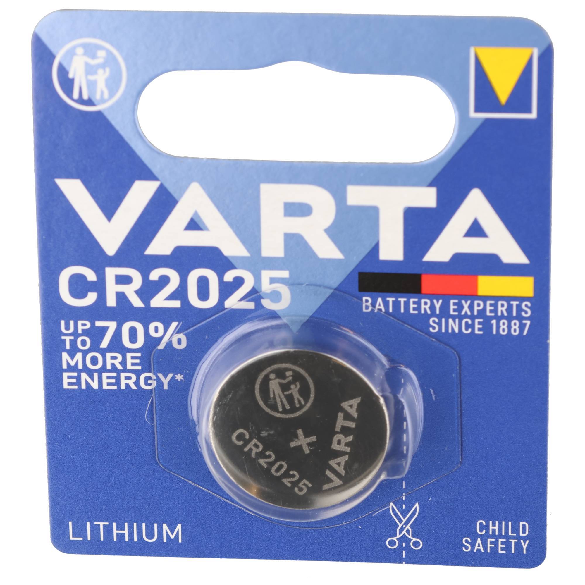 Varta CR2025 Lithium Batterie