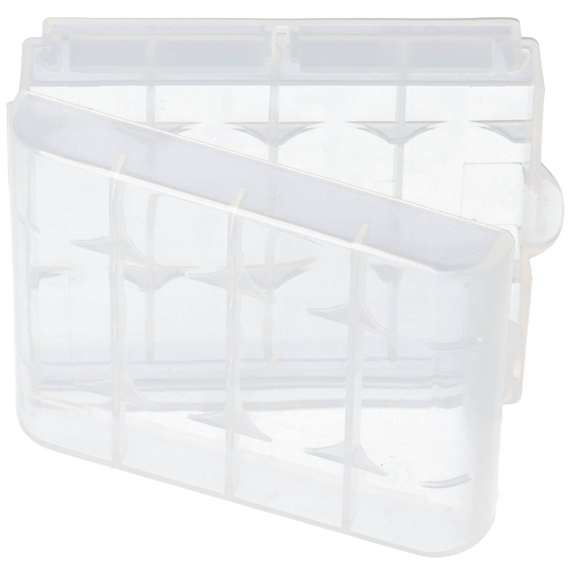 Universal AccuCell AccuBox, Akkubox Aufbewahrungsbox für 1-4 AAA, Abbildung ähnlich, es wird die etwas größere Box für M