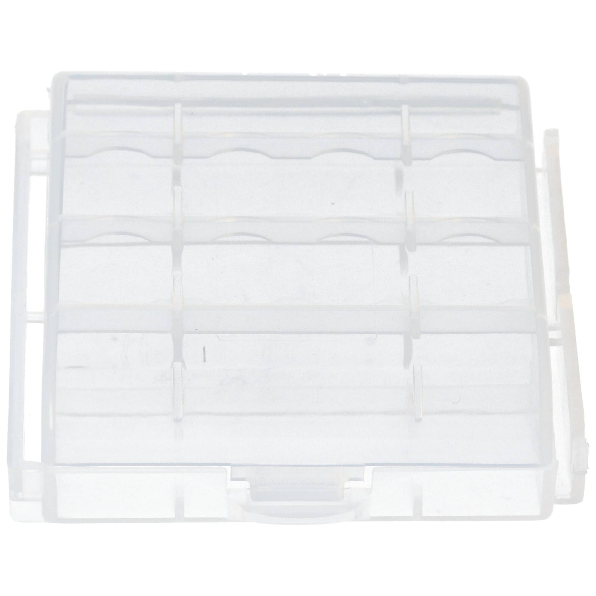 Universal AccuCell AccuBox, Akkubox Aufbewahrungsbox für 1-4 AAA, Abbildung ähnlich, es wird die etwas größere Box für M