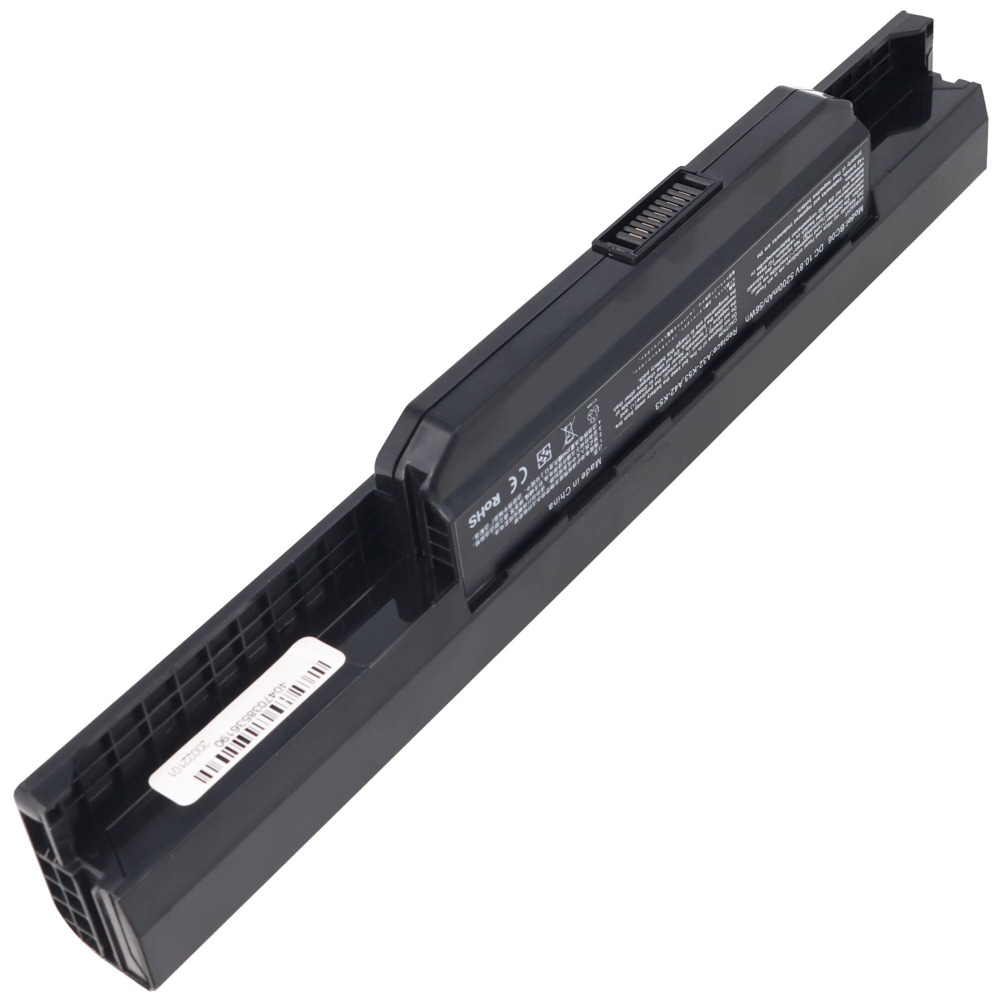 Akku für Asus K53U, A32-K53 Akku 5200mAh 57,7 Wh, 11,1Volt