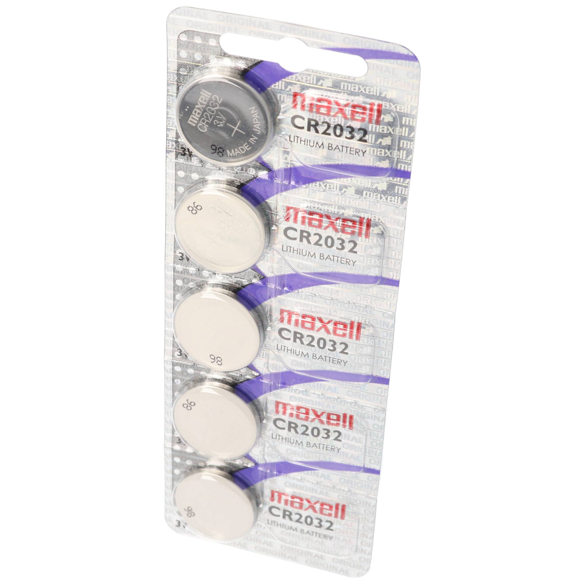 CR2032 Lithium Batterie IEC CR2032 5er-Sparset