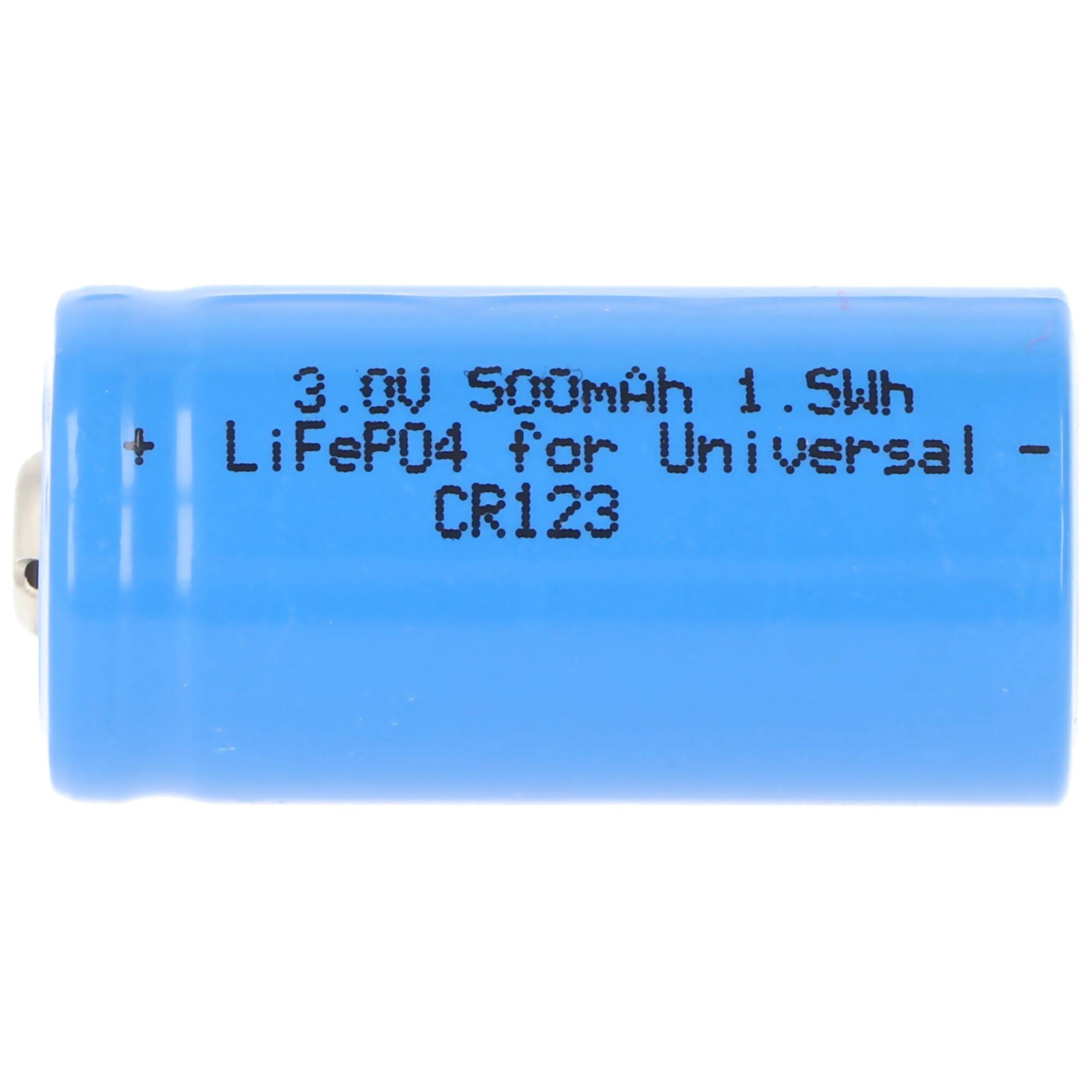 CR123A LiFePo4 Akku CR-123 3V für Photo und den universellen Einsatz, jedoch nicht geeignet für Überwachungskamera und H