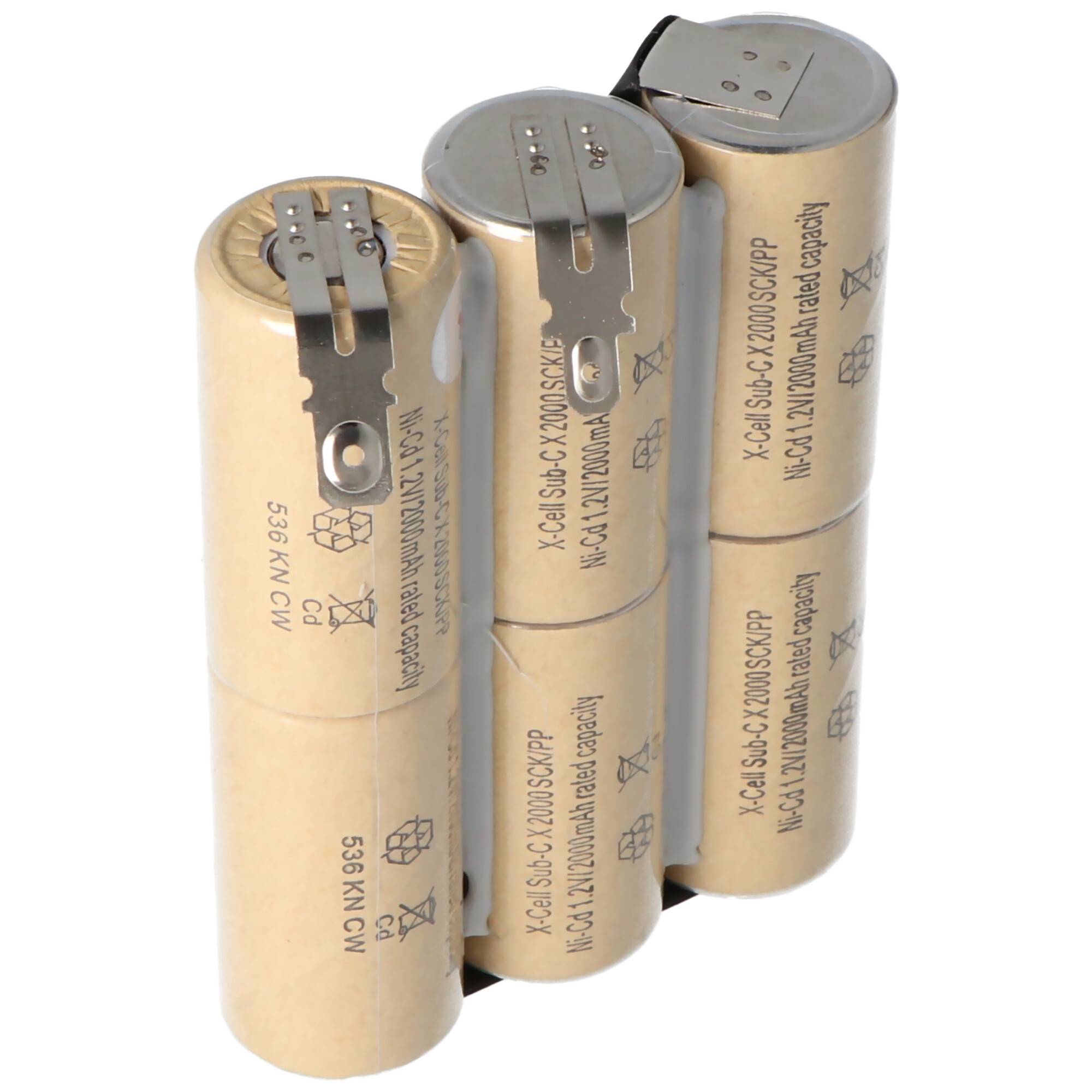 NiMH Akku passend für Gardena ACCU 6 für Strauchschere ST 6, Bosch AGS70 Akku 7,2V 2000mAh NiMH