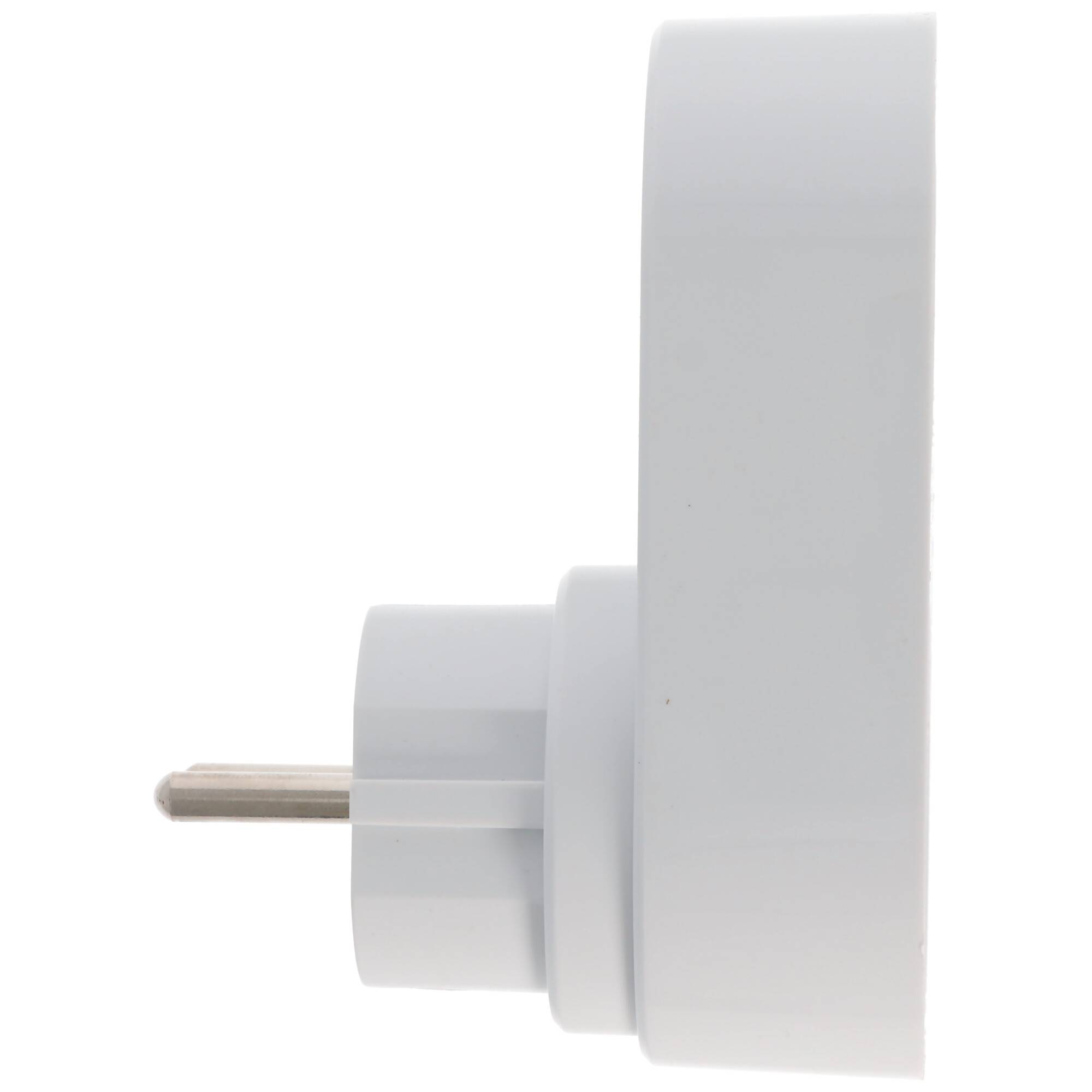 Steckdose mit 2x USB-Port, 2,0A Schutzkontaktsteckdose 16A