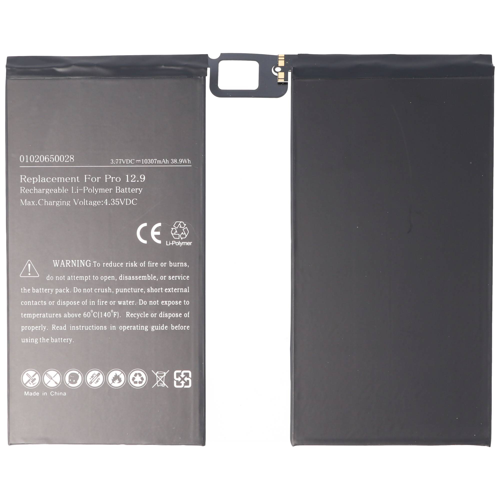 Akku passend für den Apple iPad Pro 12.9 Akku A1577, A1584, A1652, iPad Pro, iPad Pro 12.9, iPad Pro 12.9"