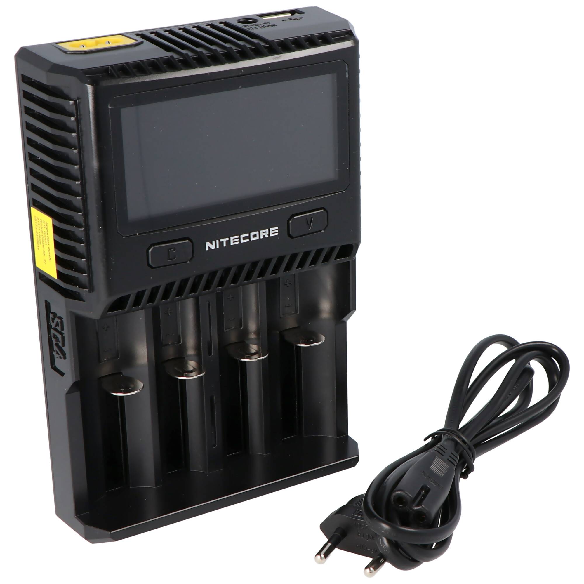 Nitecore SC4 Schnell-Ladegerät passend für fast alle Li-Ion, NiMH und LiFEPO4 Akku
