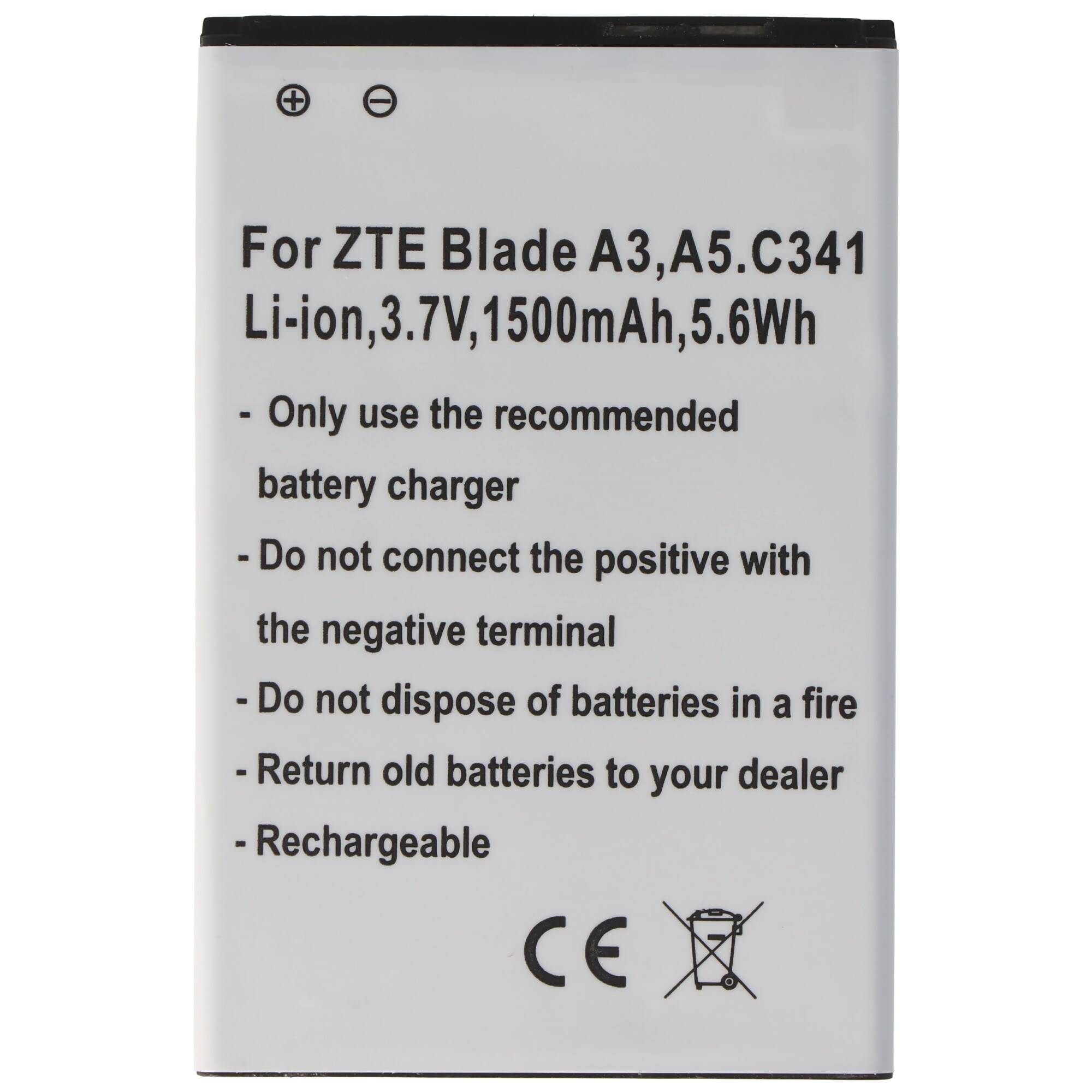 Akku passend für den ZTE Blade C341 Akku Li3714T42P3h765039