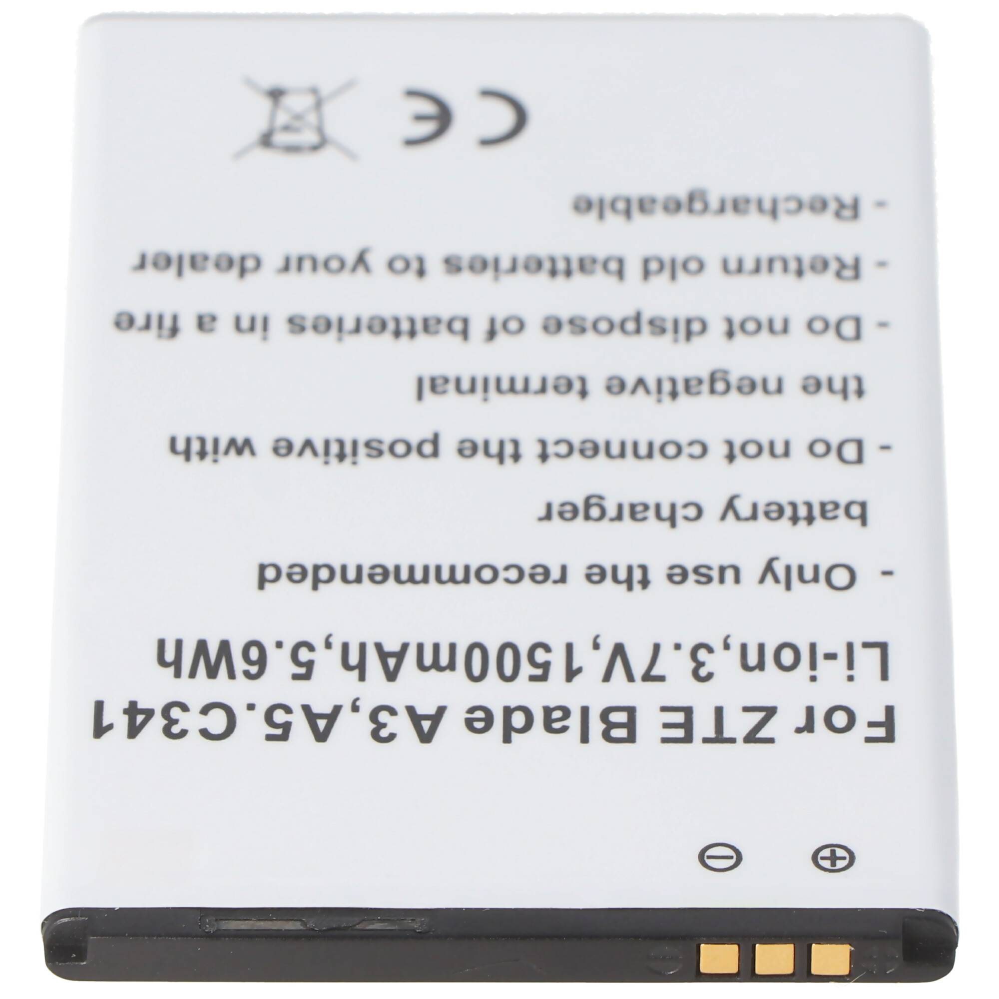 Akku passend für den ZTE Blade C341 Akku Li3714T42P3h765039