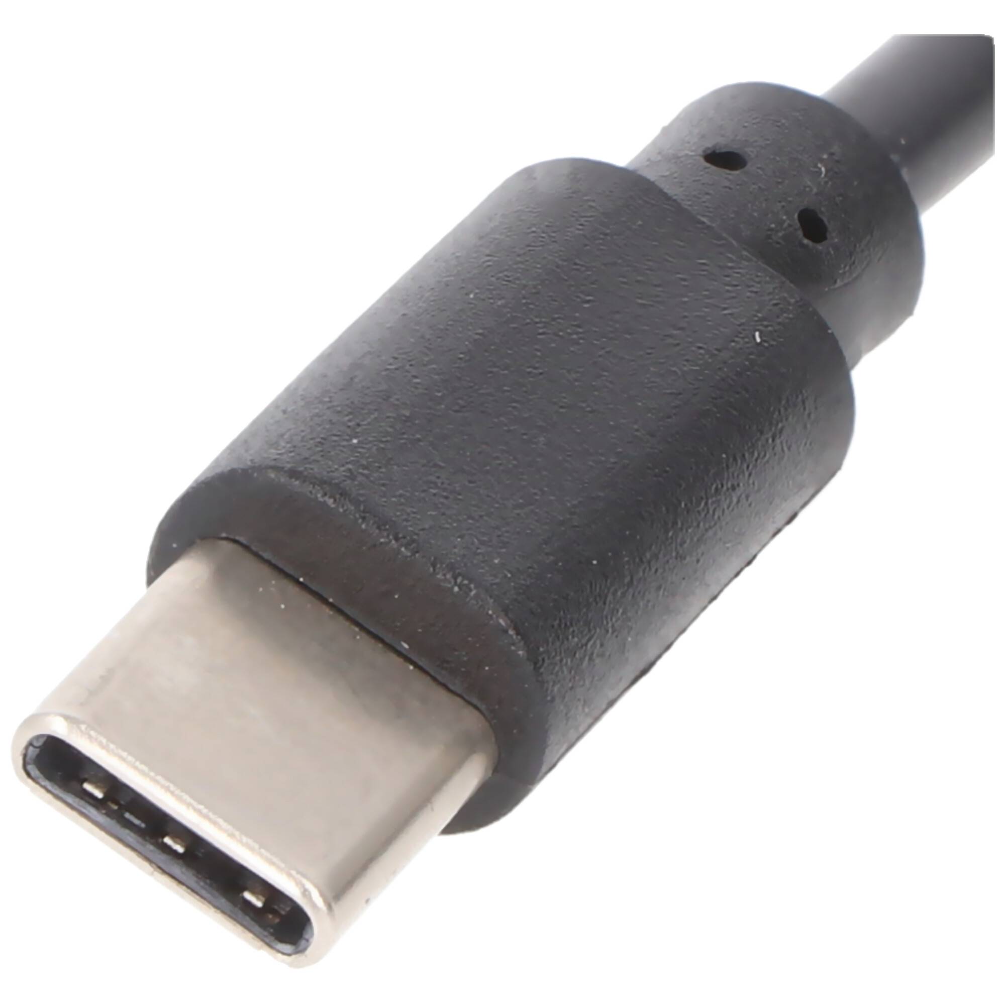 Ladegerät mit USB-C Stecker auf USB A 3.0, mit Ladestrom 2A, Kabel 1,2 Meter