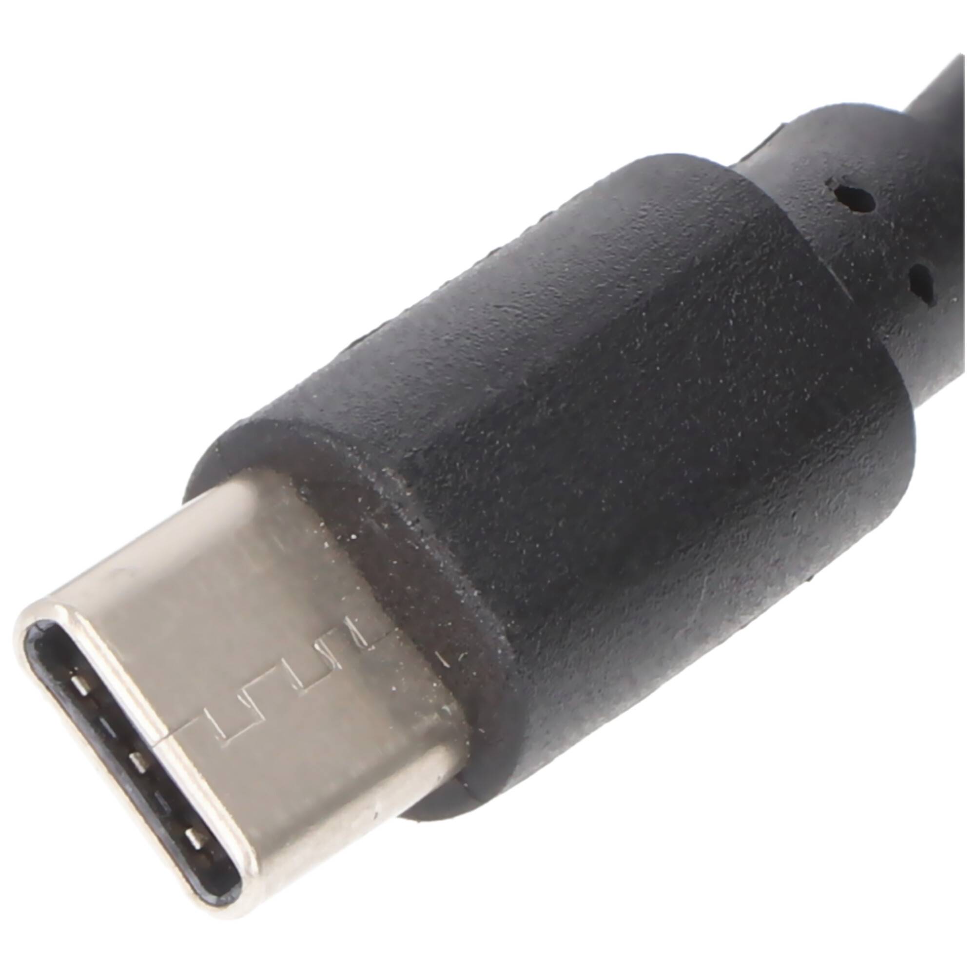 Ladegerät mit USB-C Stecker auf USB A 3.0, mit Ladestrom 2A, Kabel 1,2 Meter