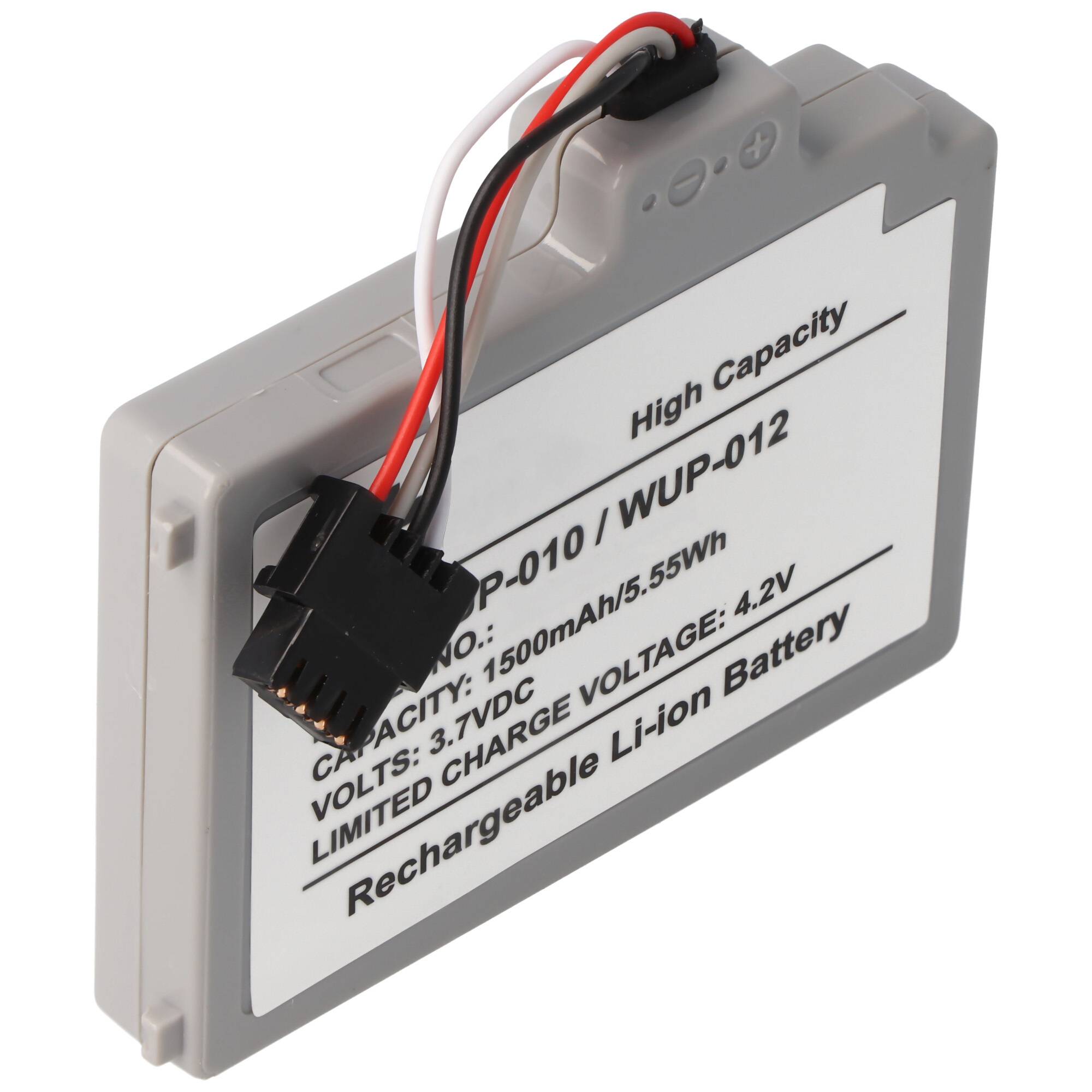 Akku passend für den Wii U GamePad Akku WUP-012, WUP-010, Wii U