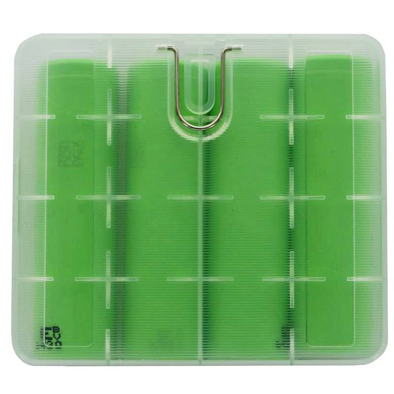 Universal AccuSafe Aufbewahrungsbox für 1 bis 4 Stück 18650 Li-Ion Akku mit bis zu 68mm länge