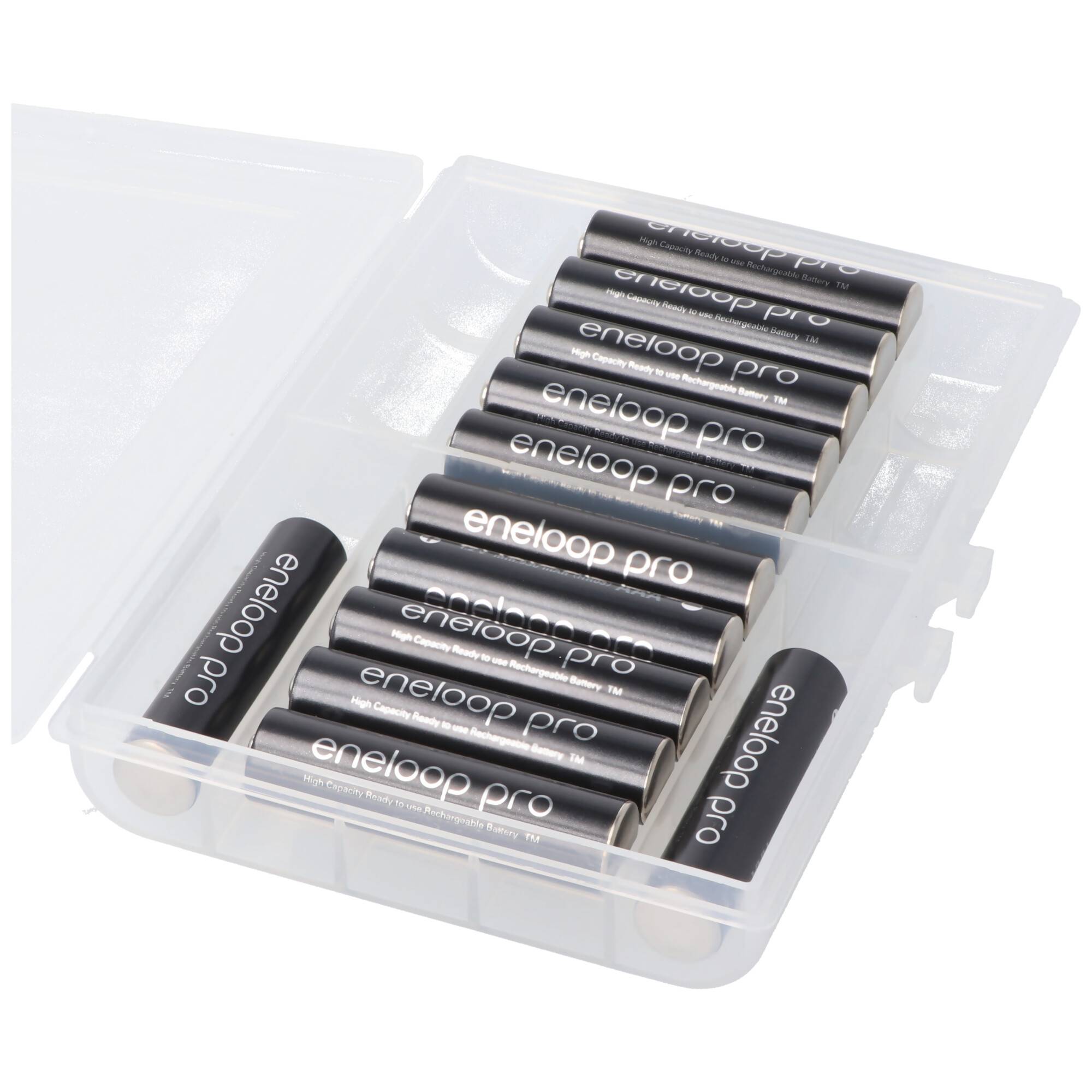 Panasonic eneloop Pro, Ready-to-Use Ni-MH Akku, AAA Micro, min. 930 mAh, 500 Ladezyklen mit AccuSafe