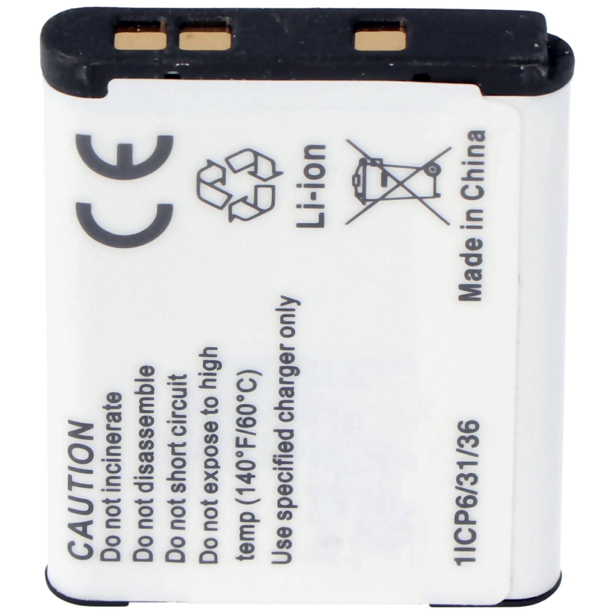 AccuCell Akku passend für EN-EL19, COOLPIX S2500, S3100, S4100