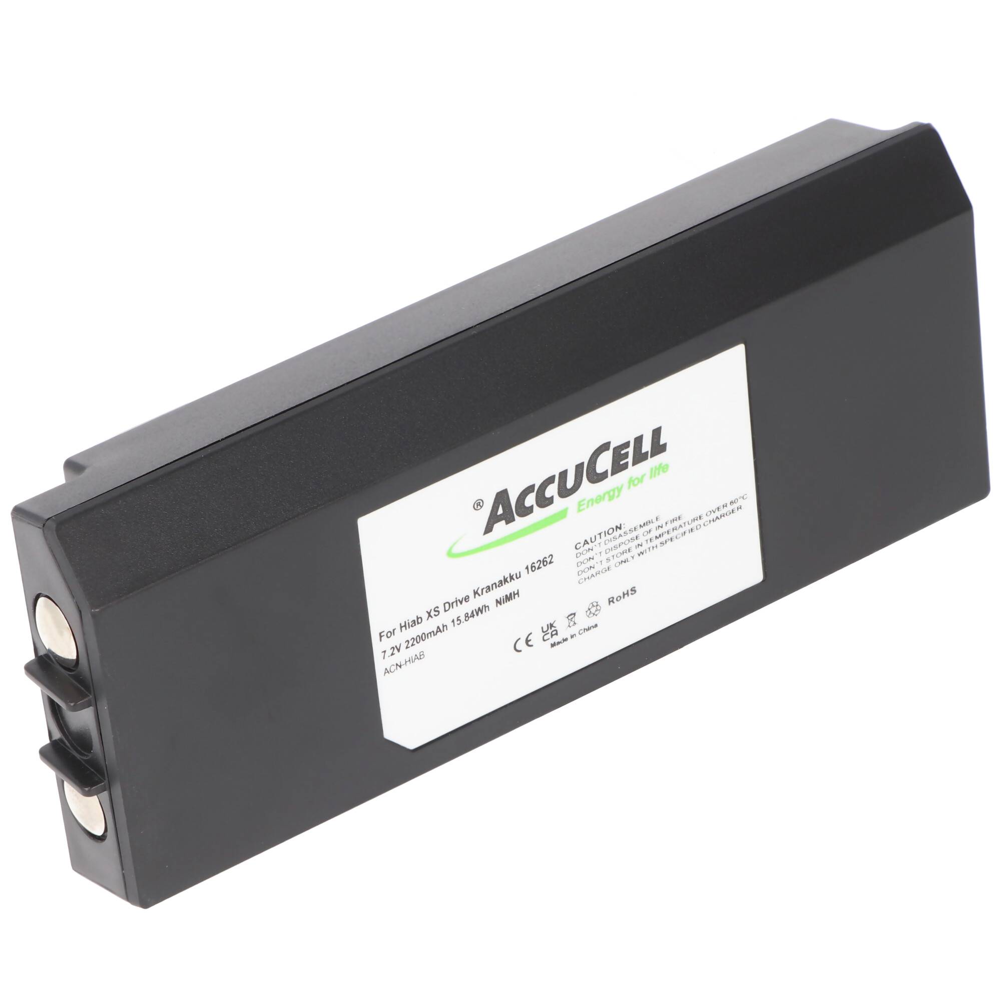 Akku passend für den Hiab XS Drive Kranakku 16262, 3786692, 2000mAh