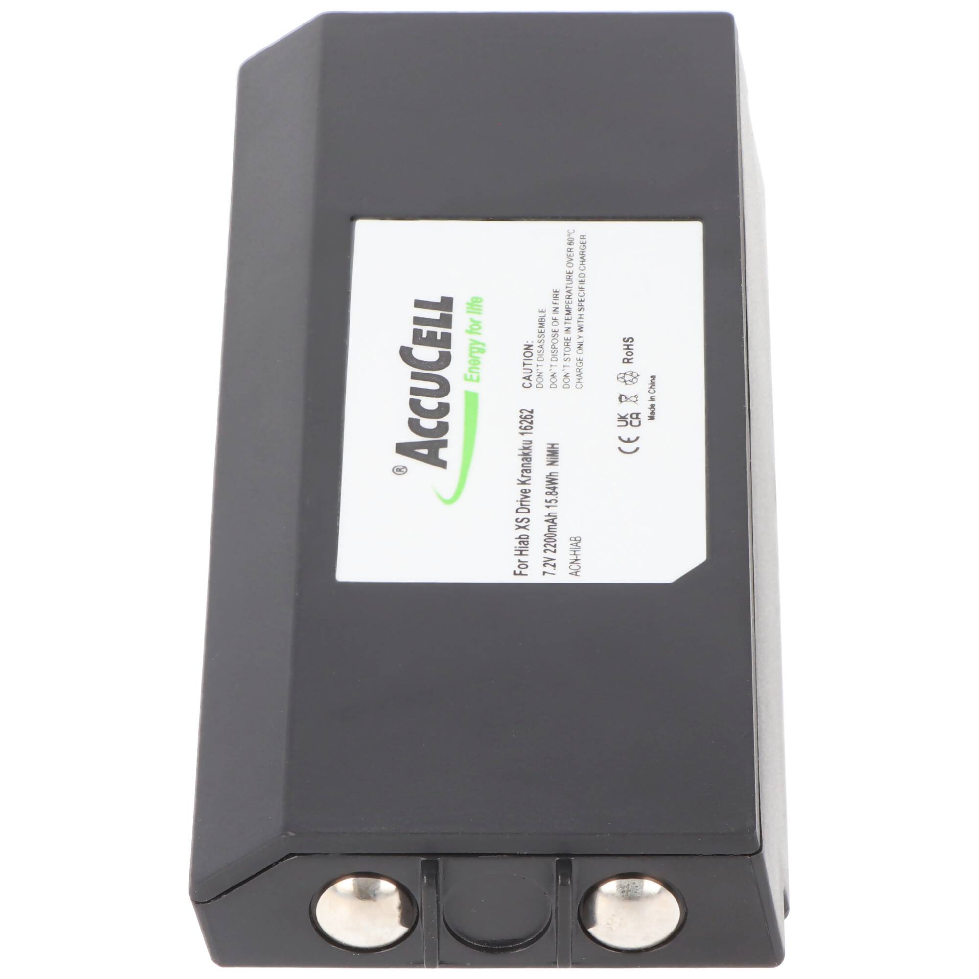 Akku passend für den Hiab XS Drive Kranakku 16262, 3786692, 2000mAh