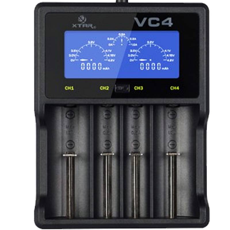 CR123 A Li-Ion Akku mit 3,6V - 3,7 Volt, 850mAh 8 Stück und LCD-Schnell-Ladegerät