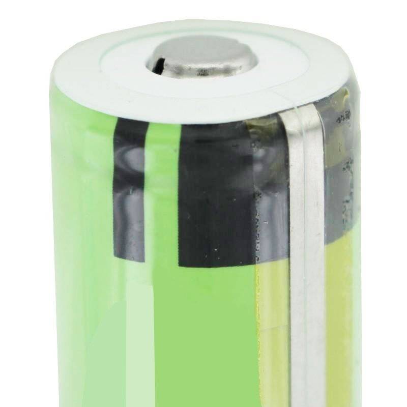 Panasonic 18650 Li-Ion Akku geschützt mit 3,7 Volt, 3400mAh 3 Stück und LCD-Schnell-Ladegerät