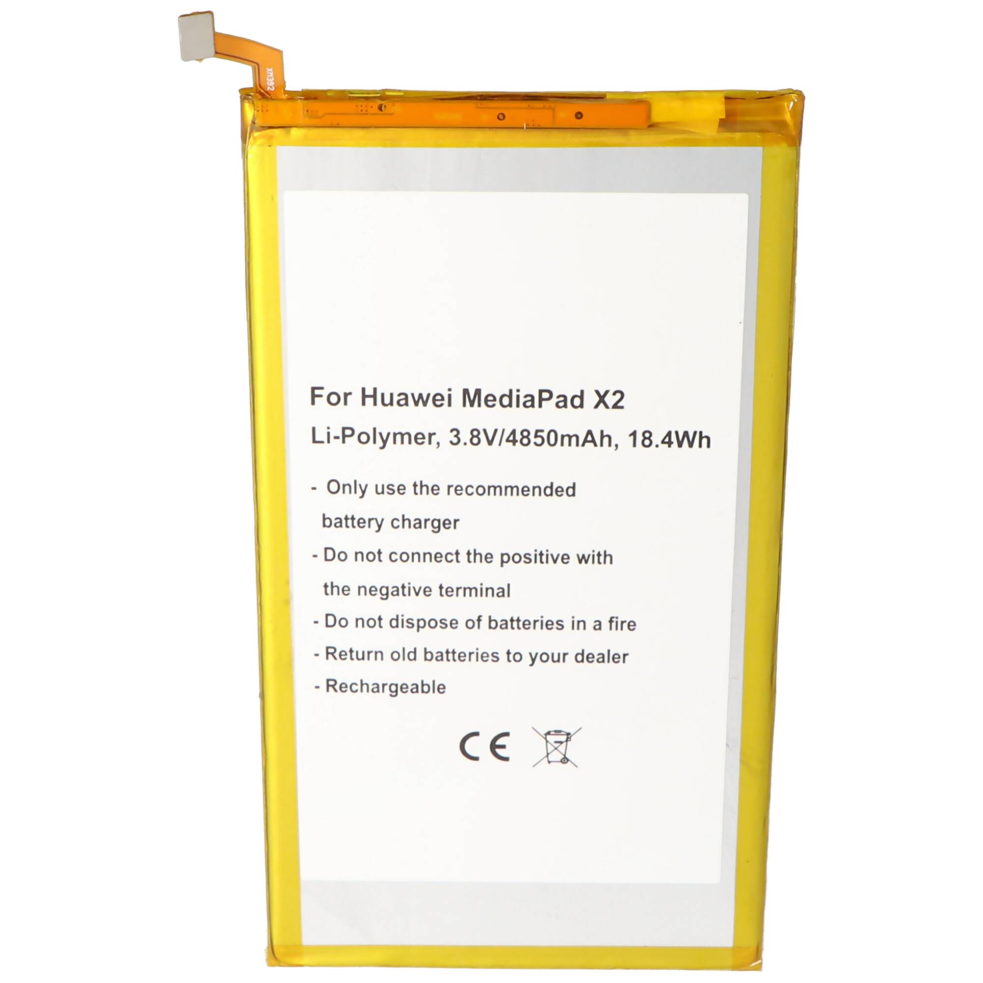 Akku passend für Huawei 7D-501U Akku 7D-503LT, GEM-702L Mediapad X2, Mediapad X1 7.0, Mediapad X1 7.0 3G, Mediapad X1 7.