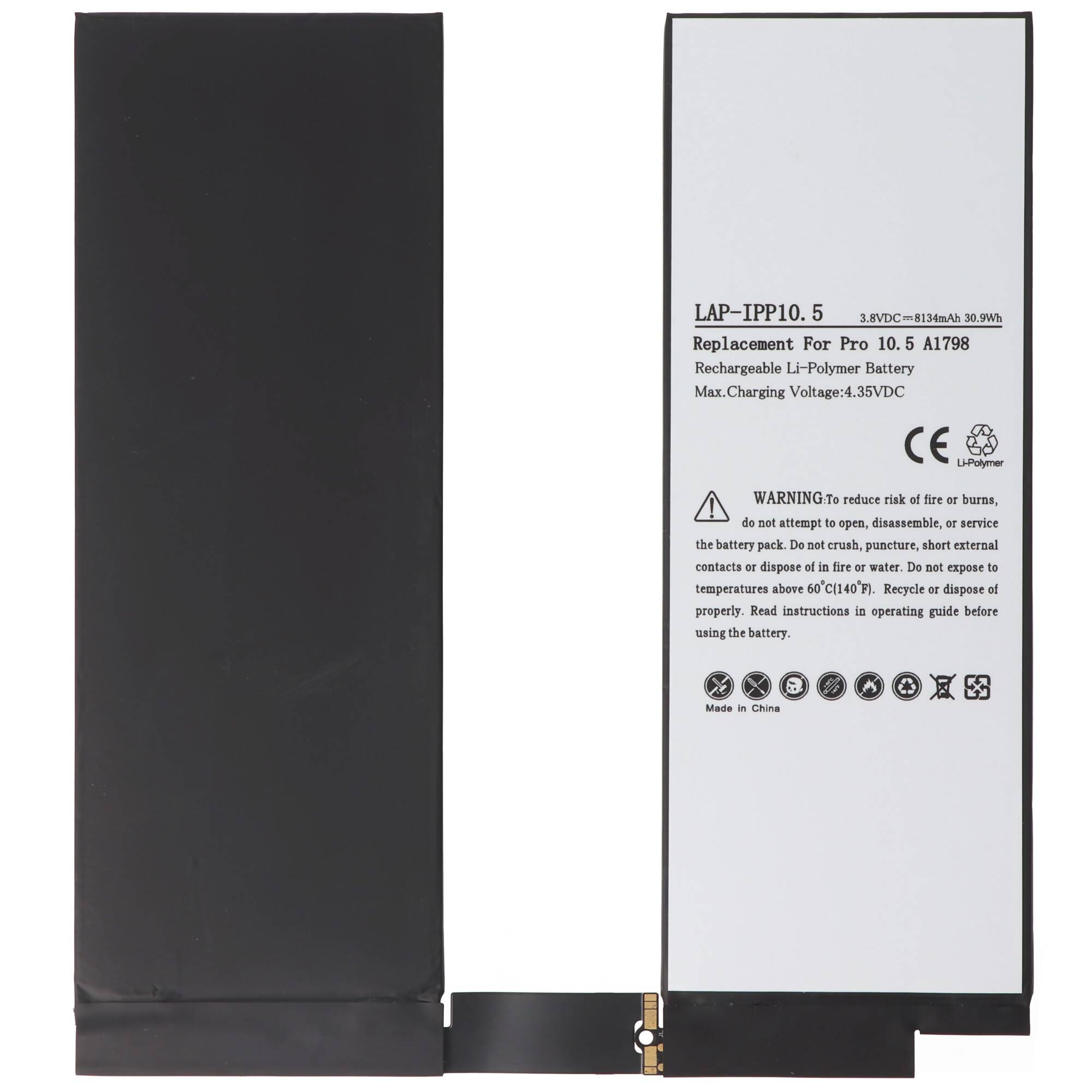 Akku passend für den Apple iPad Pro 10.5 2017 Akku A1798, A1701, A1709, A1852