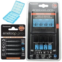 Panasonic eneloop Ladegerät BQ-CC65 inkl. LCD-Display, 4 eneloop Pro AA Mignon, AccuCell Box Blue Panasonic eneloop Ladegerät BQ-CC65 inkl. LCD-Display, 4 eneloop Pro AA Mignon, AccuCell Box Blue