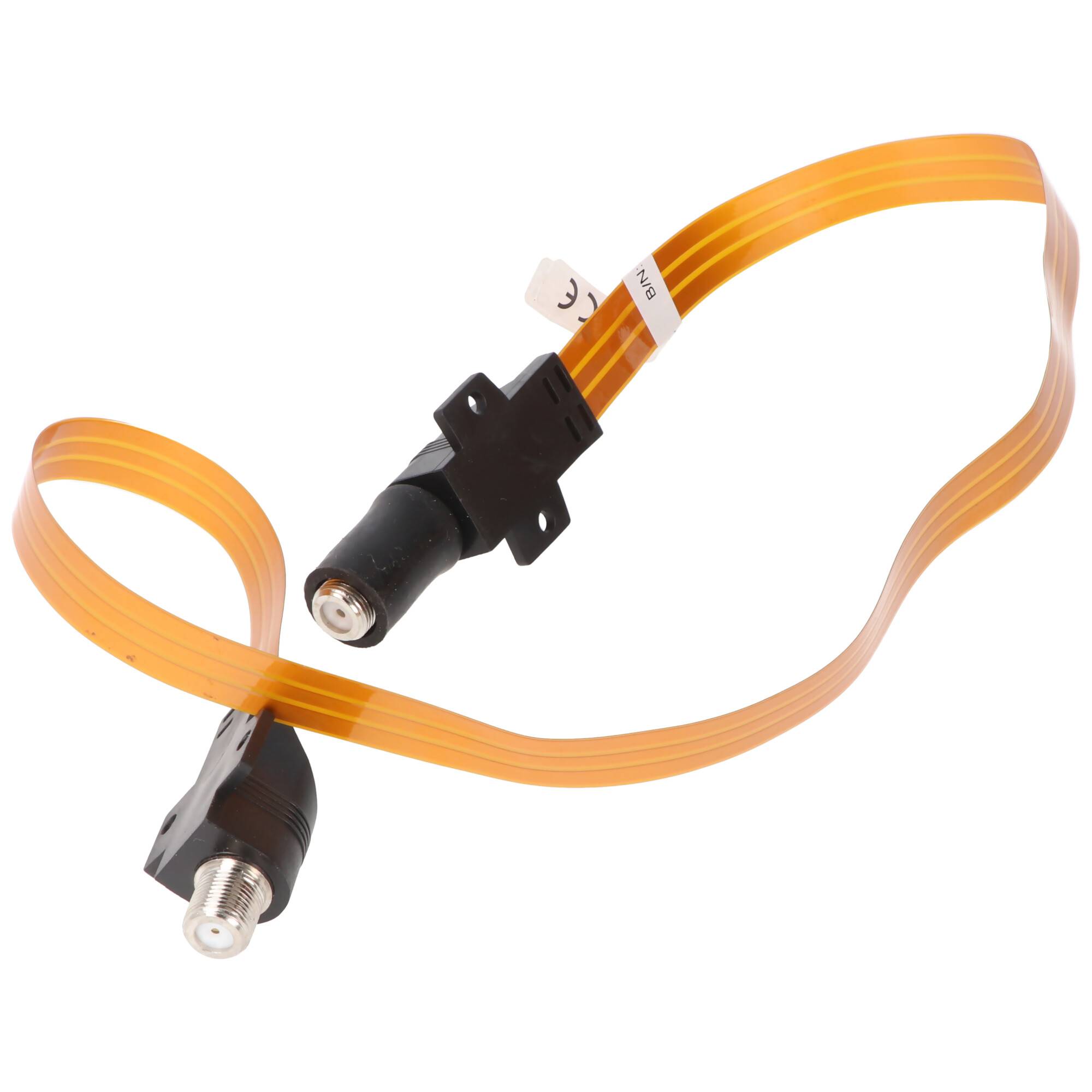 Wasserdichte SAT Fensterdurchführung, extrem flach 0,3 mm mit Kabellänge 50cm