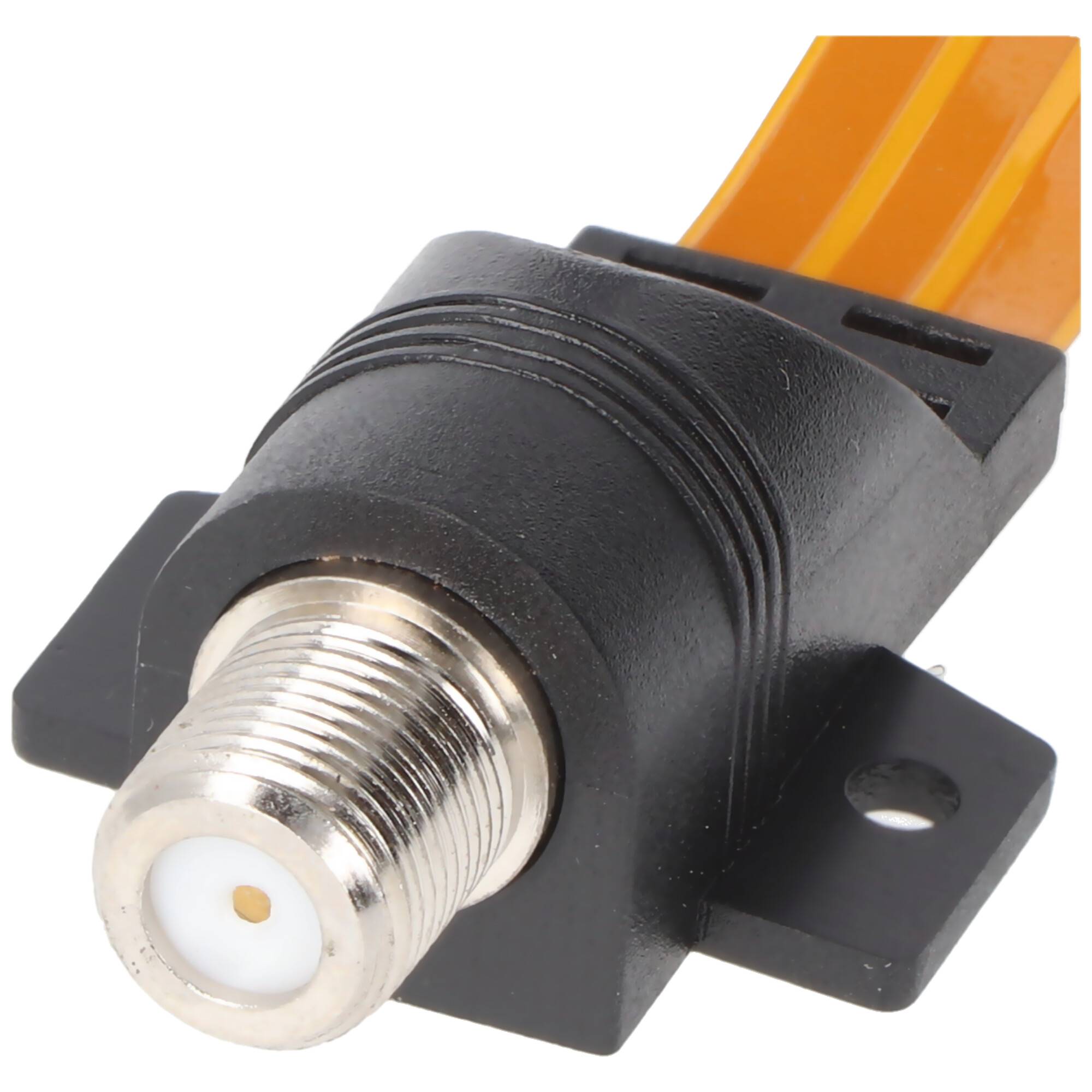 Wasserdichte SAT Fensterdurchführung, extrem flach 0,3 mm mit Kabellänge 50cm