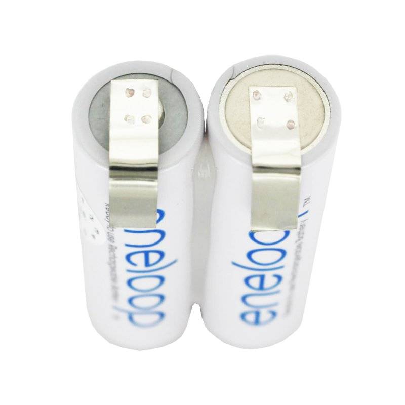Panasonic eneloop Standard 2,4 Volt NiMH AkkuPack AA Mignon mit Lötfahnen, 2,4 Volt 2000mAh