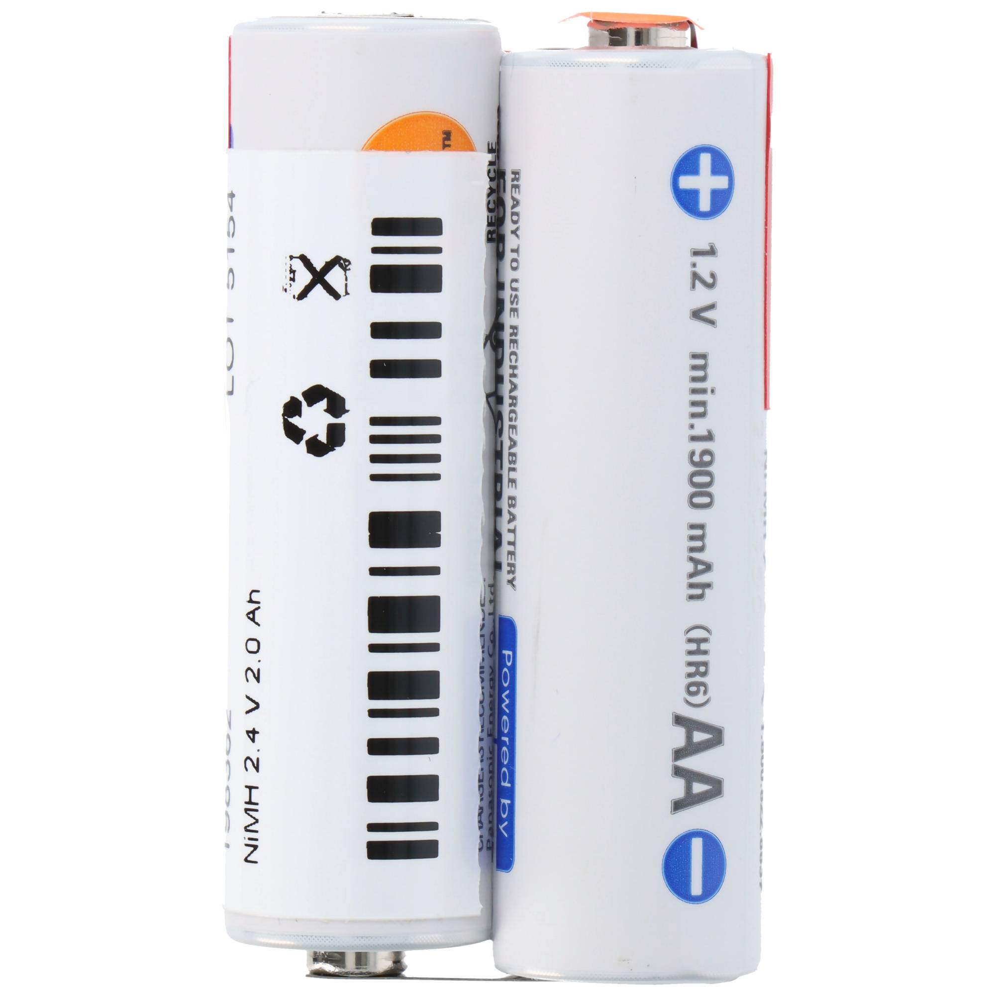 Panasonic eneloop Standard 2,4 Volt NiMH AkkuPack AA Mignon mit Lötfahnen, 2,4 Volt 2000mAh