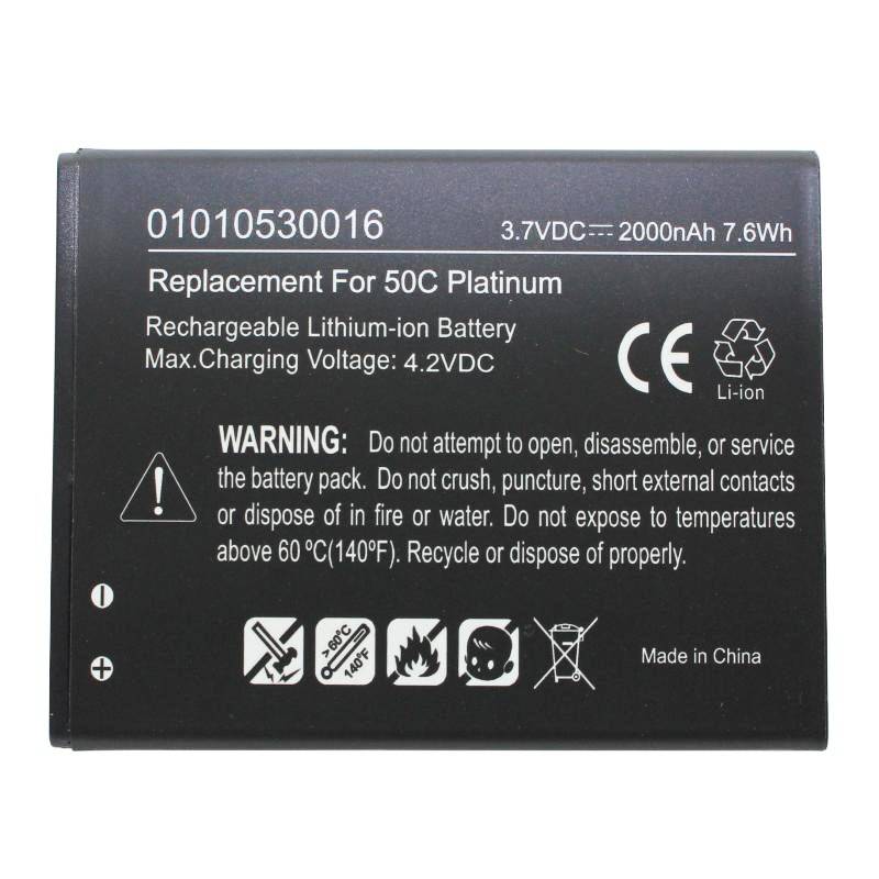 Akku nur passend für den Archos AC50CPL Akku Archos 50C Platinum, 76,4 x 60,0 x 4,1mm