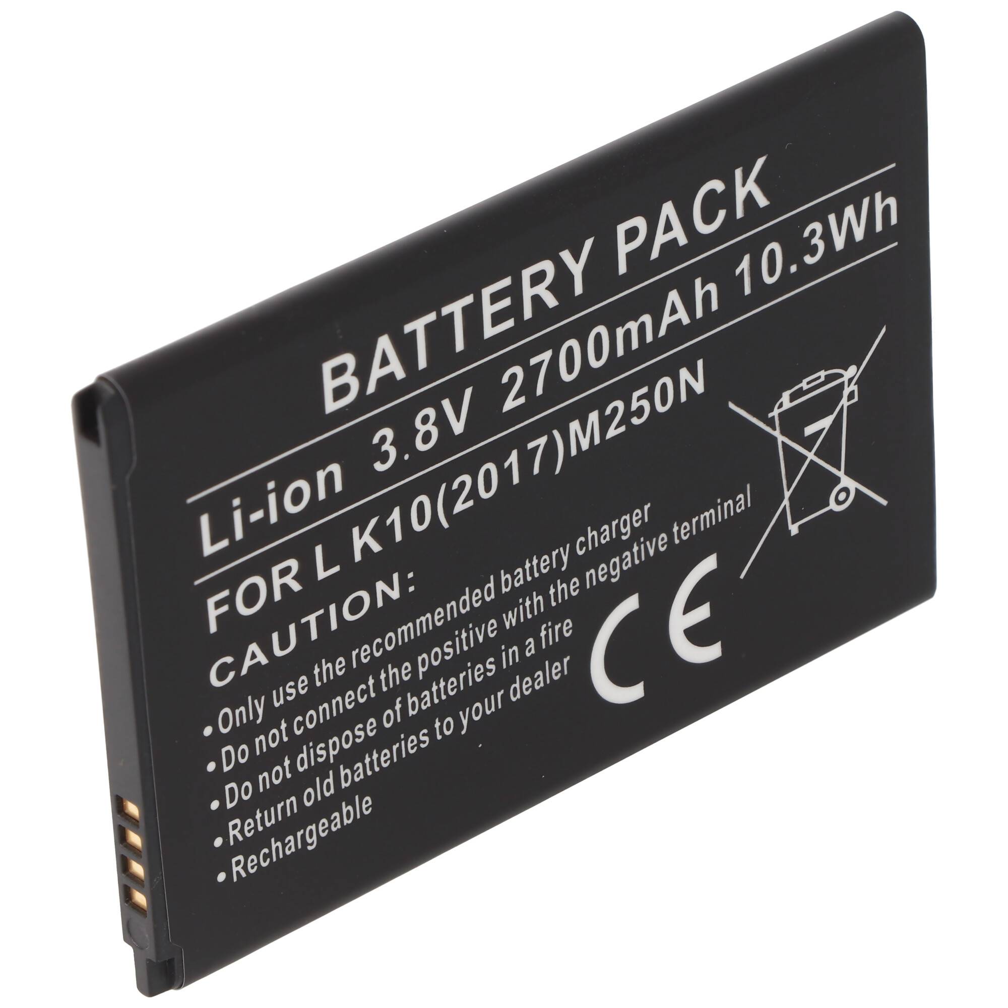 Akku passend für den LG BL-46G1F Akku EAC63360001, LG Grace, K10 (2017), K10 (2017) M250N, K121K, K121L, K121S, K20 Plus