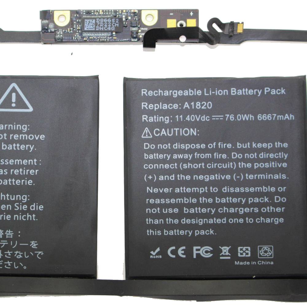 Akku passend für Apple Macbook Pro 15" Retina 2016 Akku A1820 und A1707