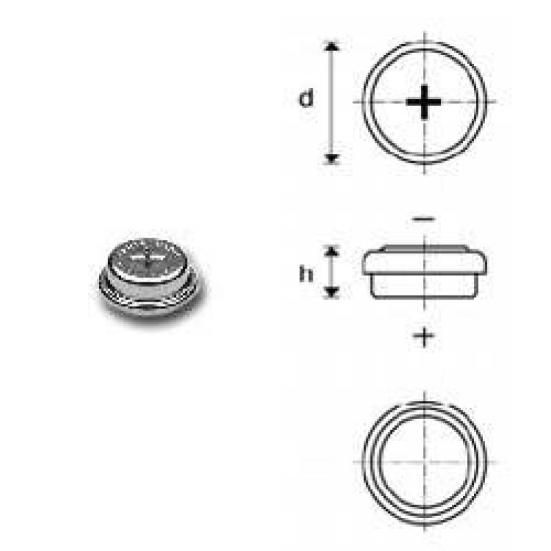 Varta V80H NiMH Akku 55608 101 401