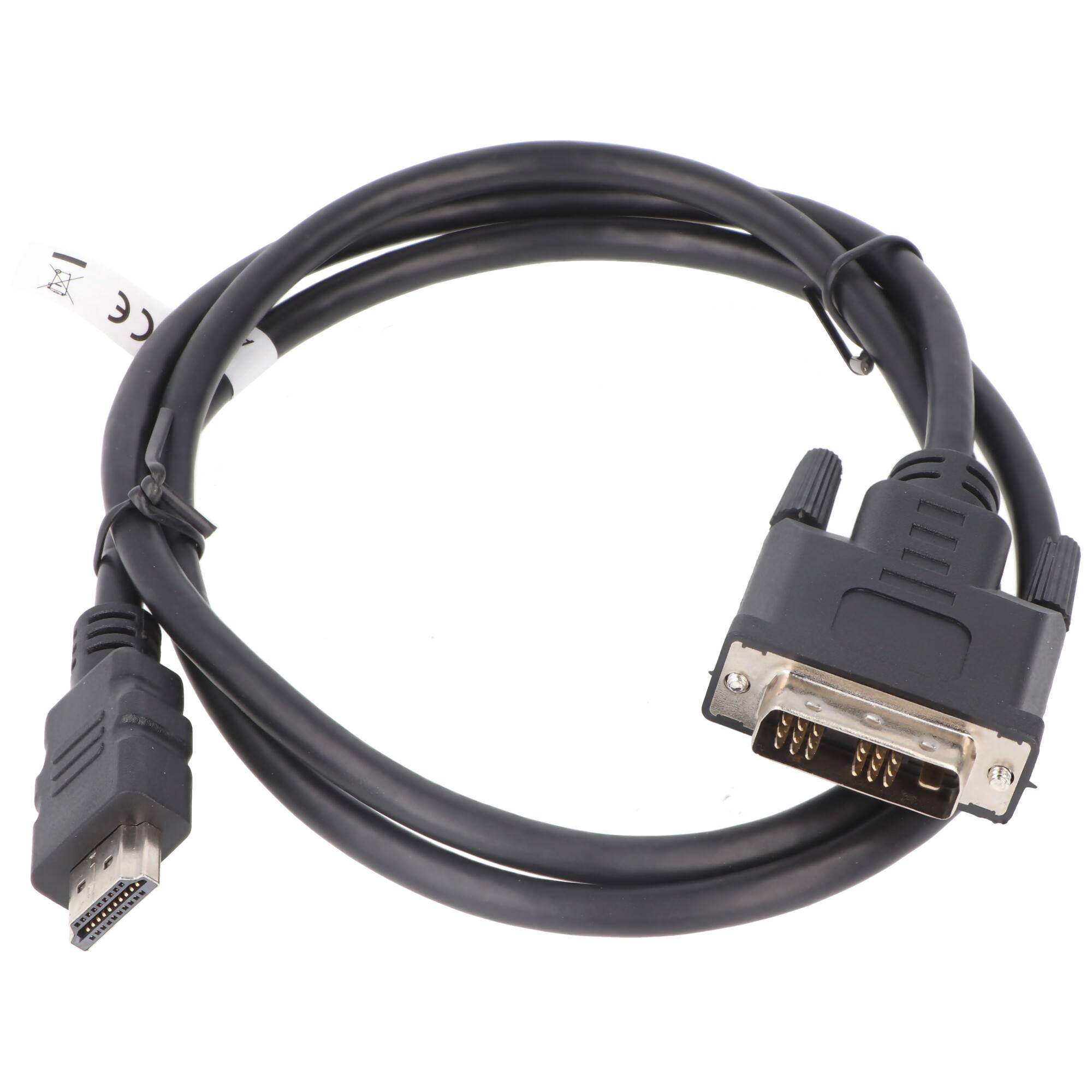 HDMI Kabel mit DVI-D Stecker Kabellänge 1 Meter
