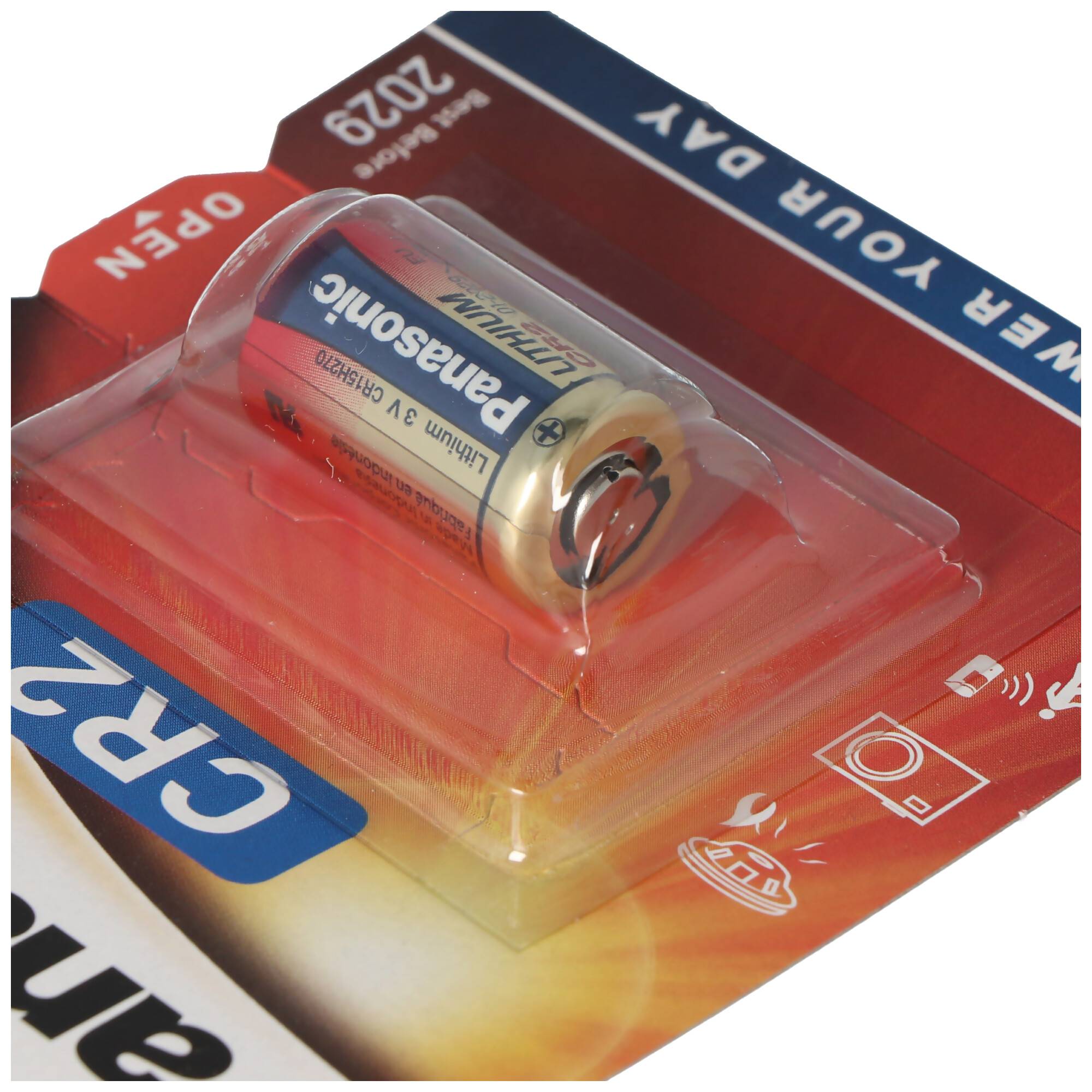 Panasonic CR2 Lithium Batterie CR2EP, CR-2 Batterie 5er Pack