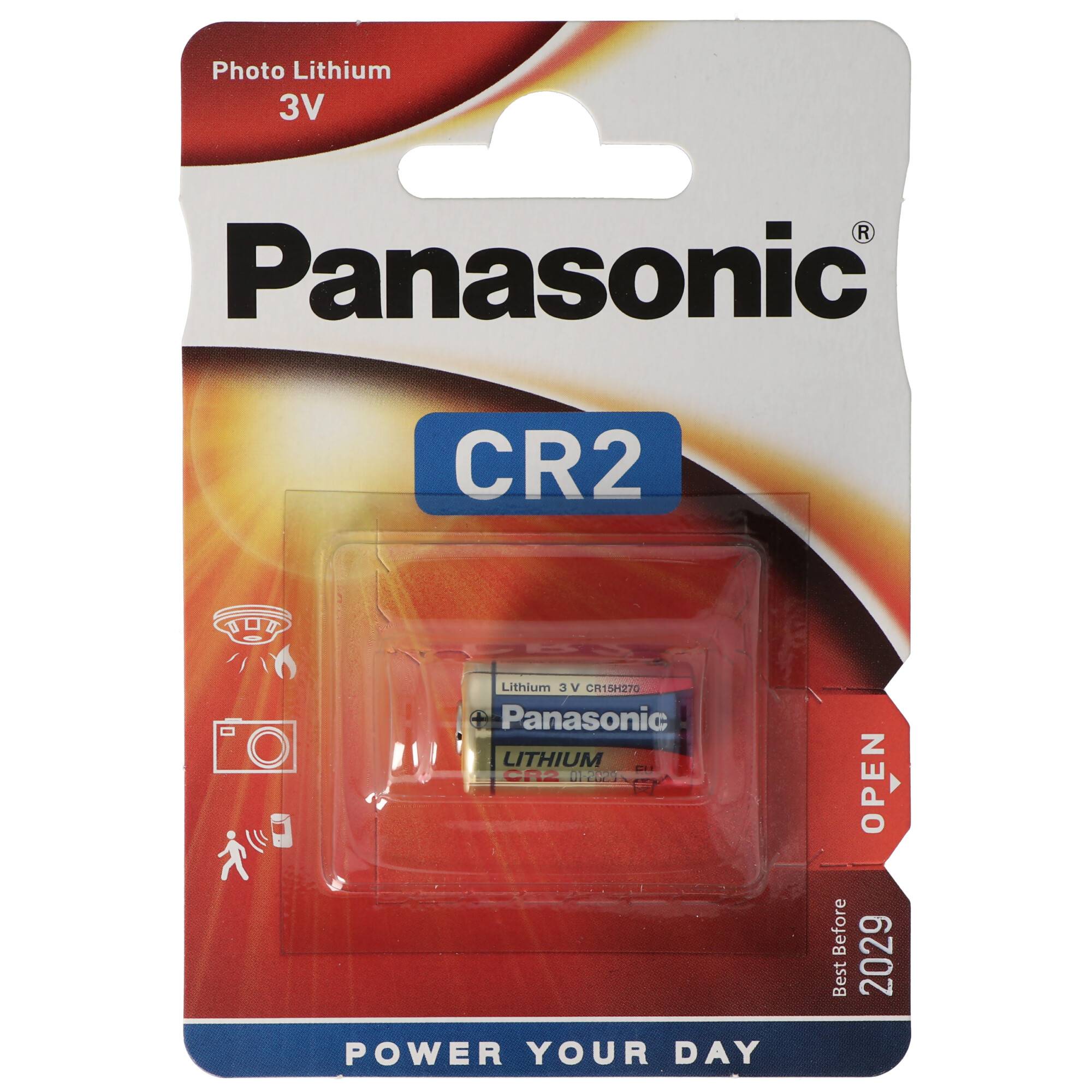 Panasonic CR2 Lithium Batterie CR2EP, CR-2 Batterie 5er Pack